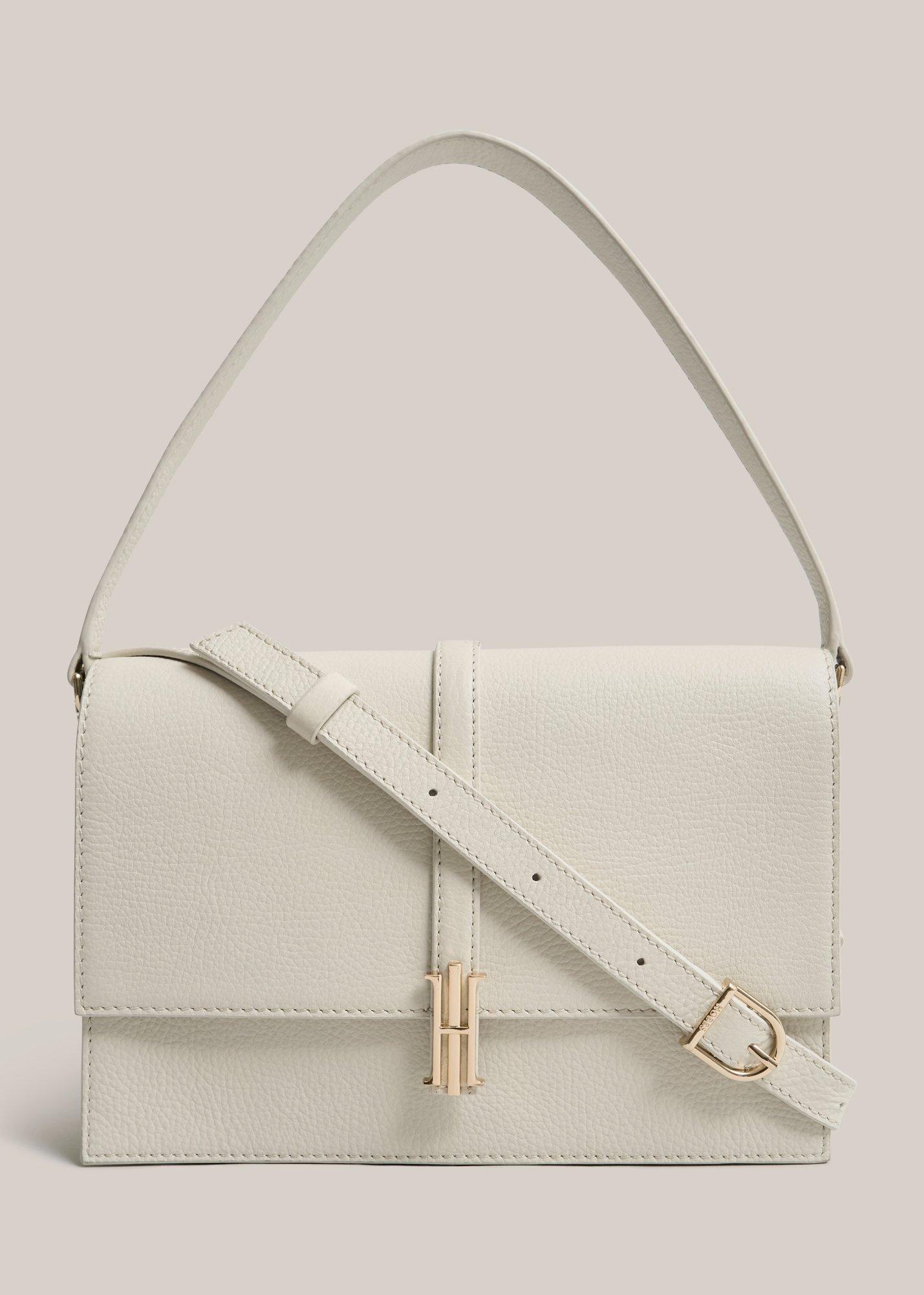 Cassidy Leather Crossbody Bag, Warm Ivory, hi-res