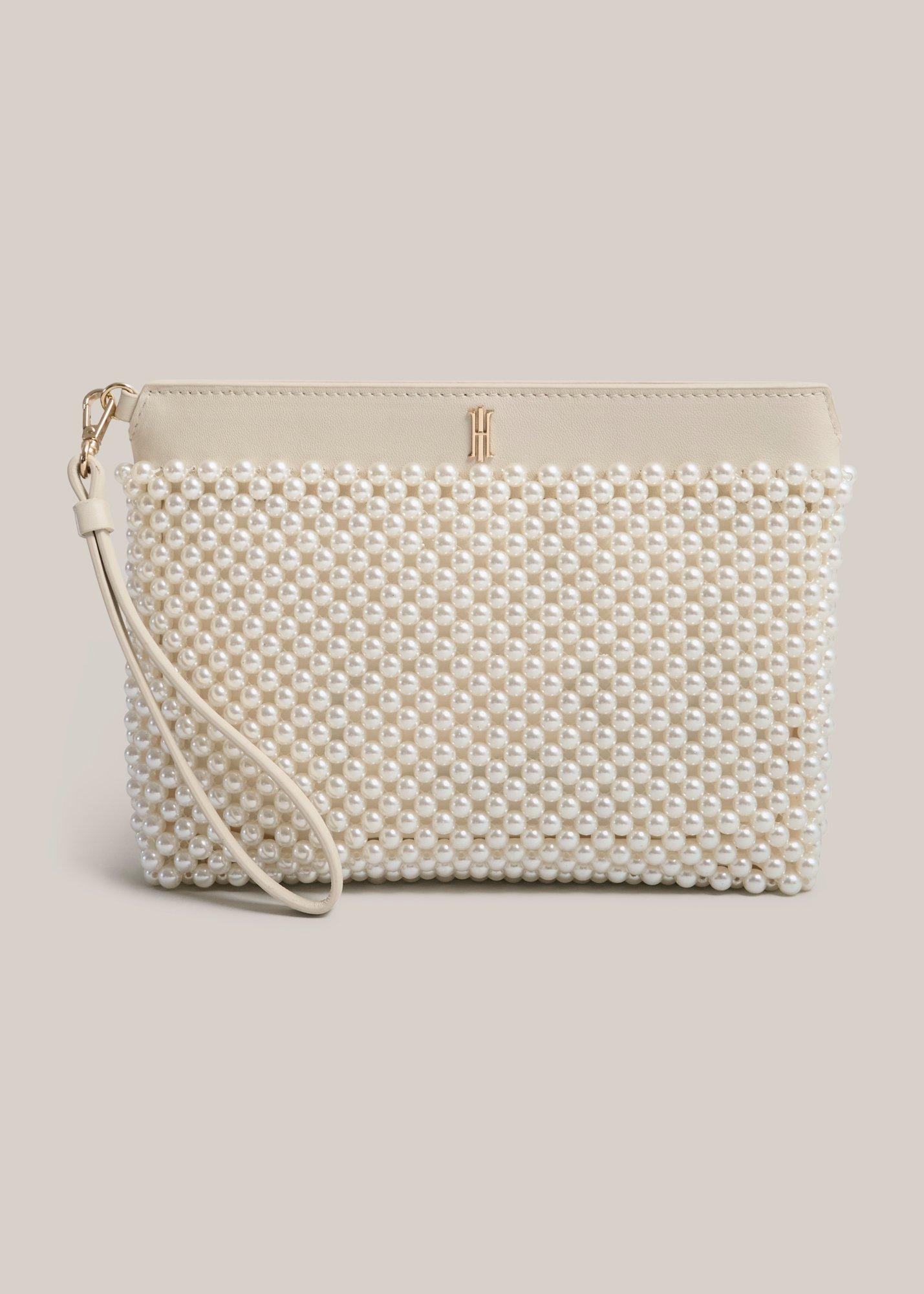 Catherine Pearl Wrist, Warm Ivory, hi-res