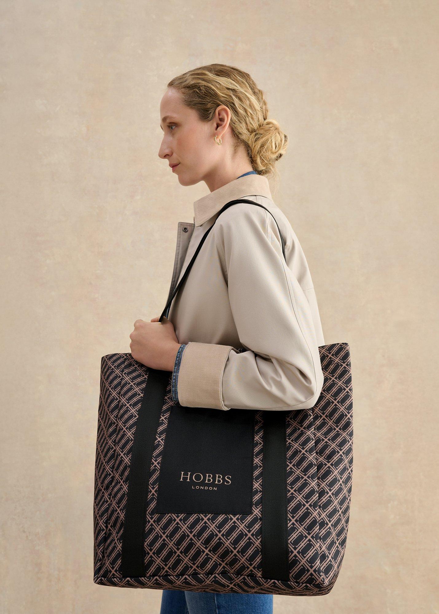 Selena Shopper Bag, Black Camel, hi-res