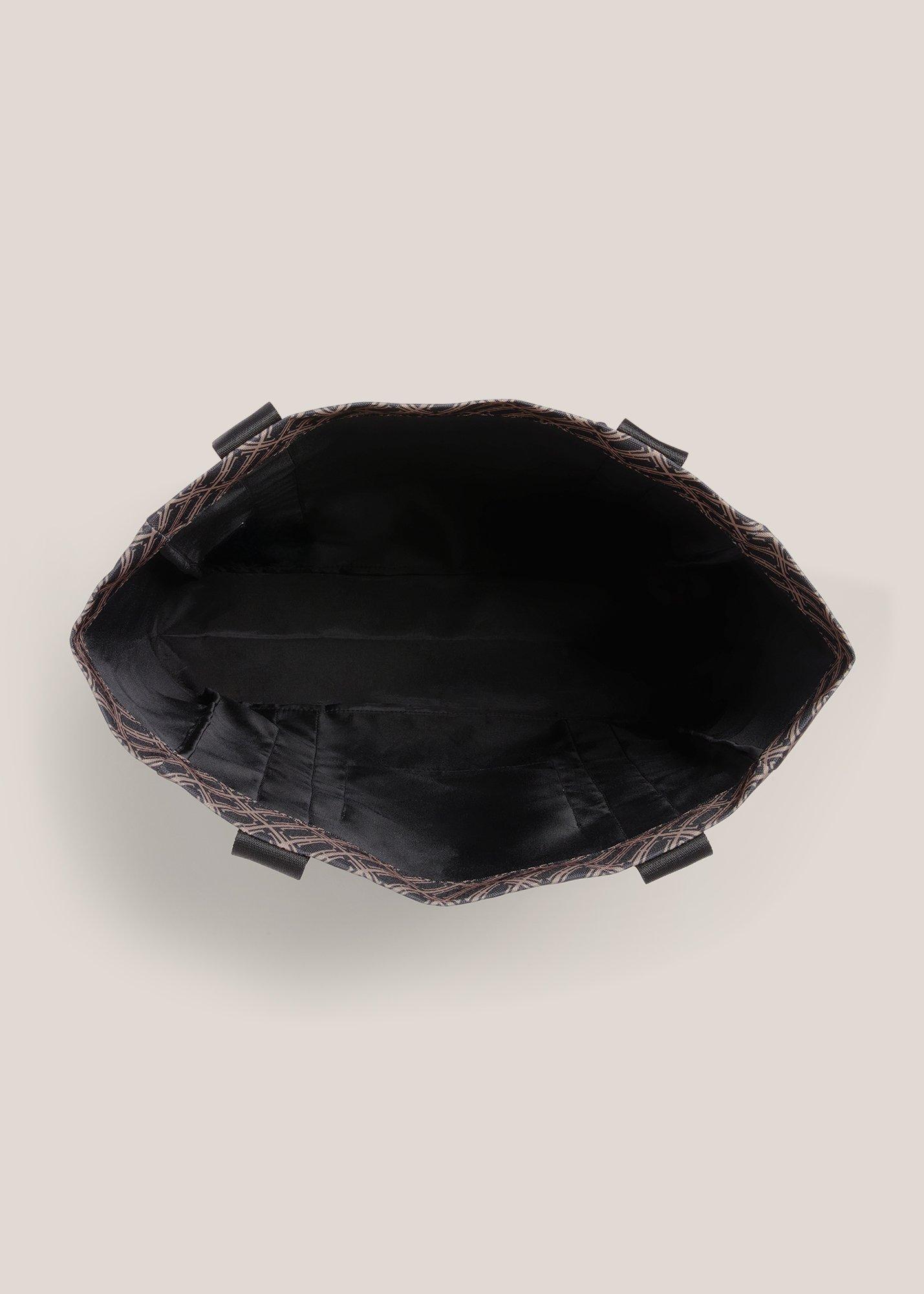 Selena Shopper Bag, Black Camel, hi-res