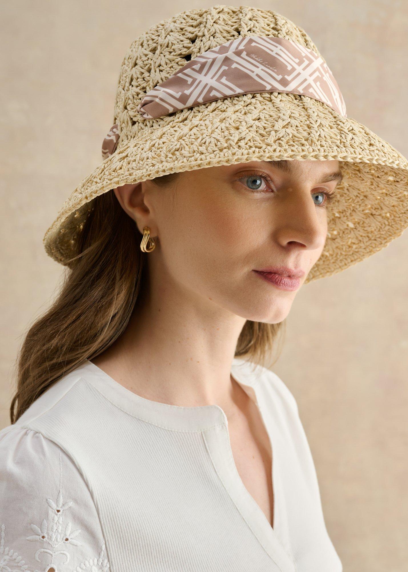 Everly Straw Hat, Natural Tan, hi-res