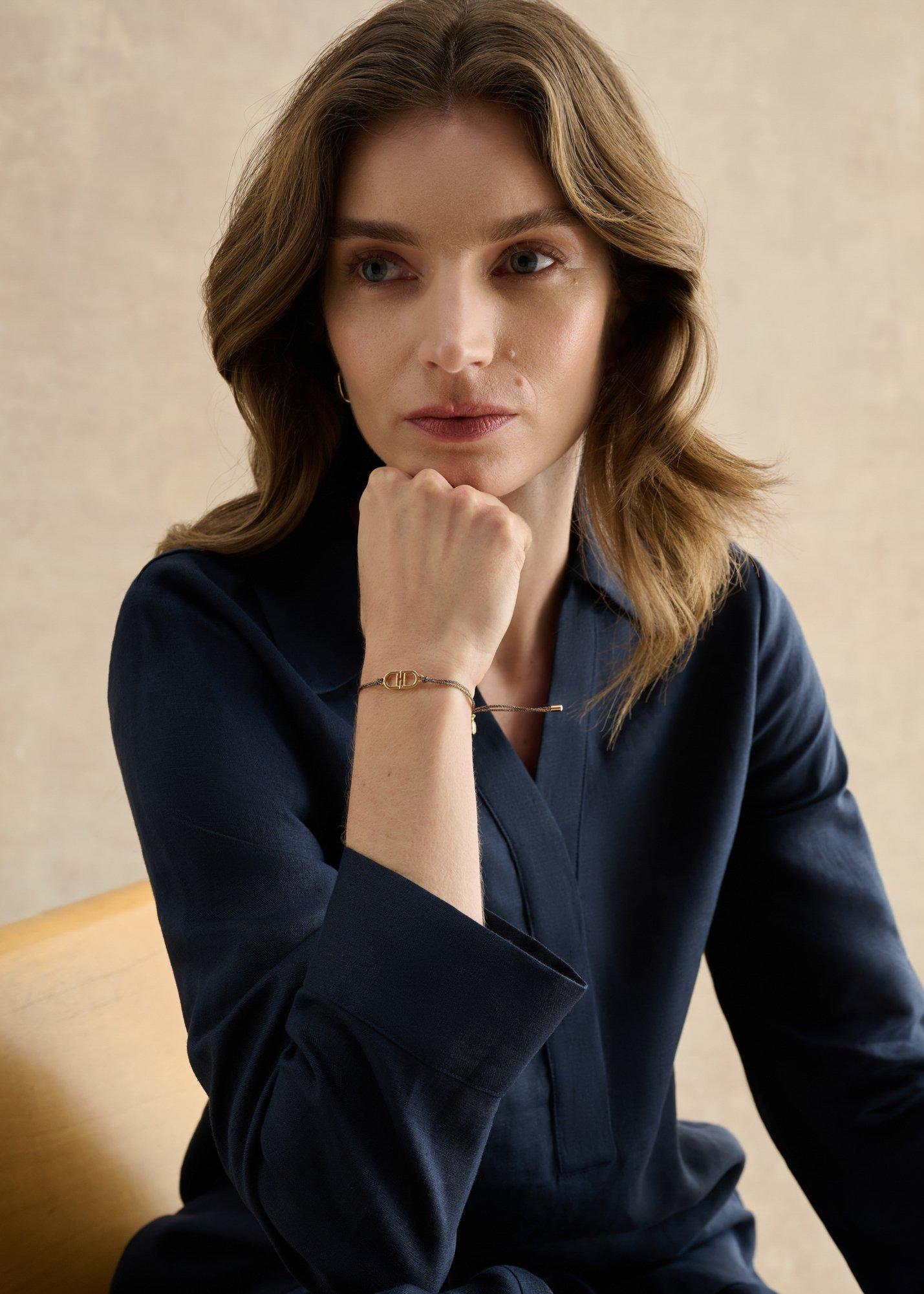 Halo Bracelet, Gold, hi-res