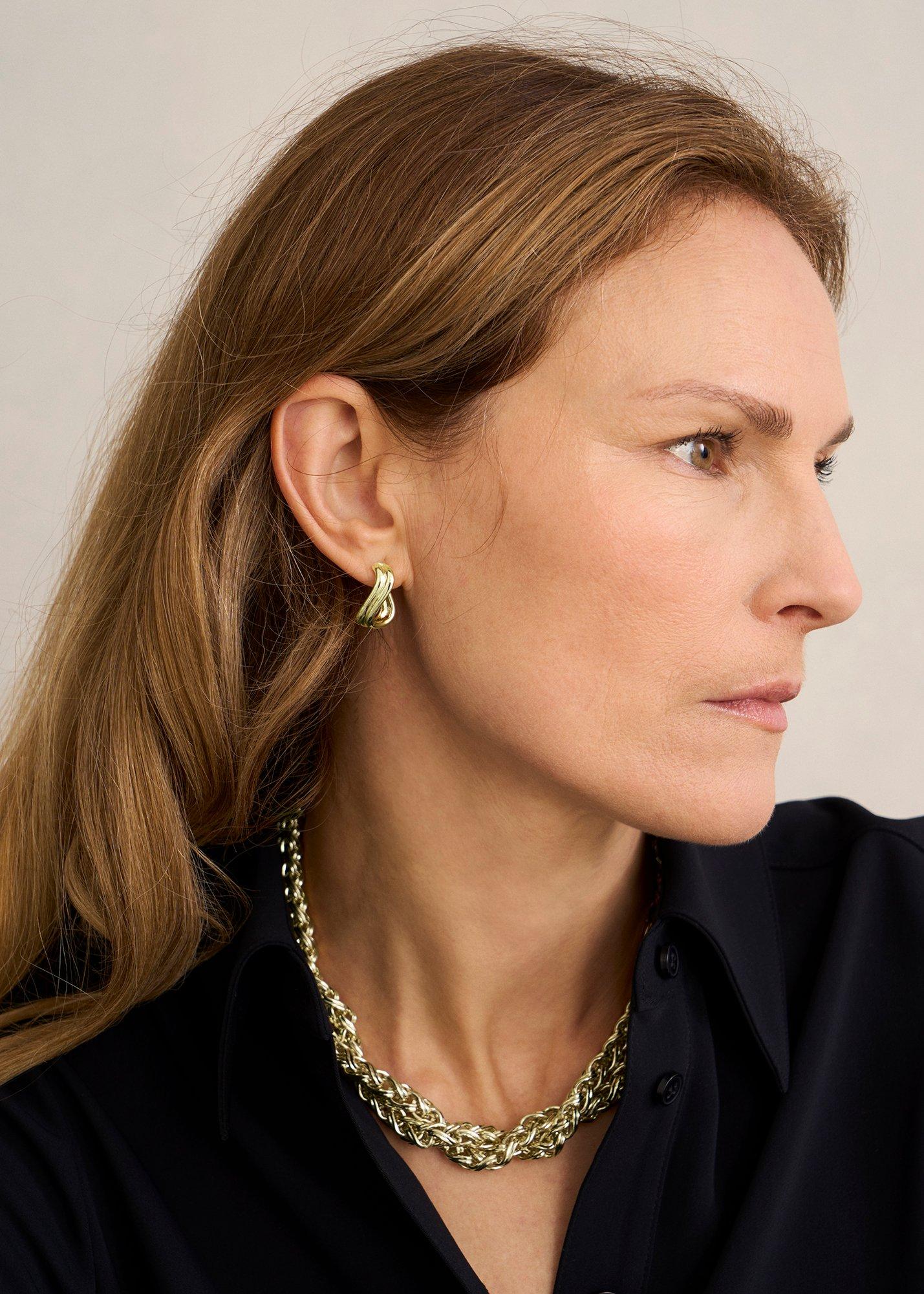 Devina Earrings, Gold, hi-res