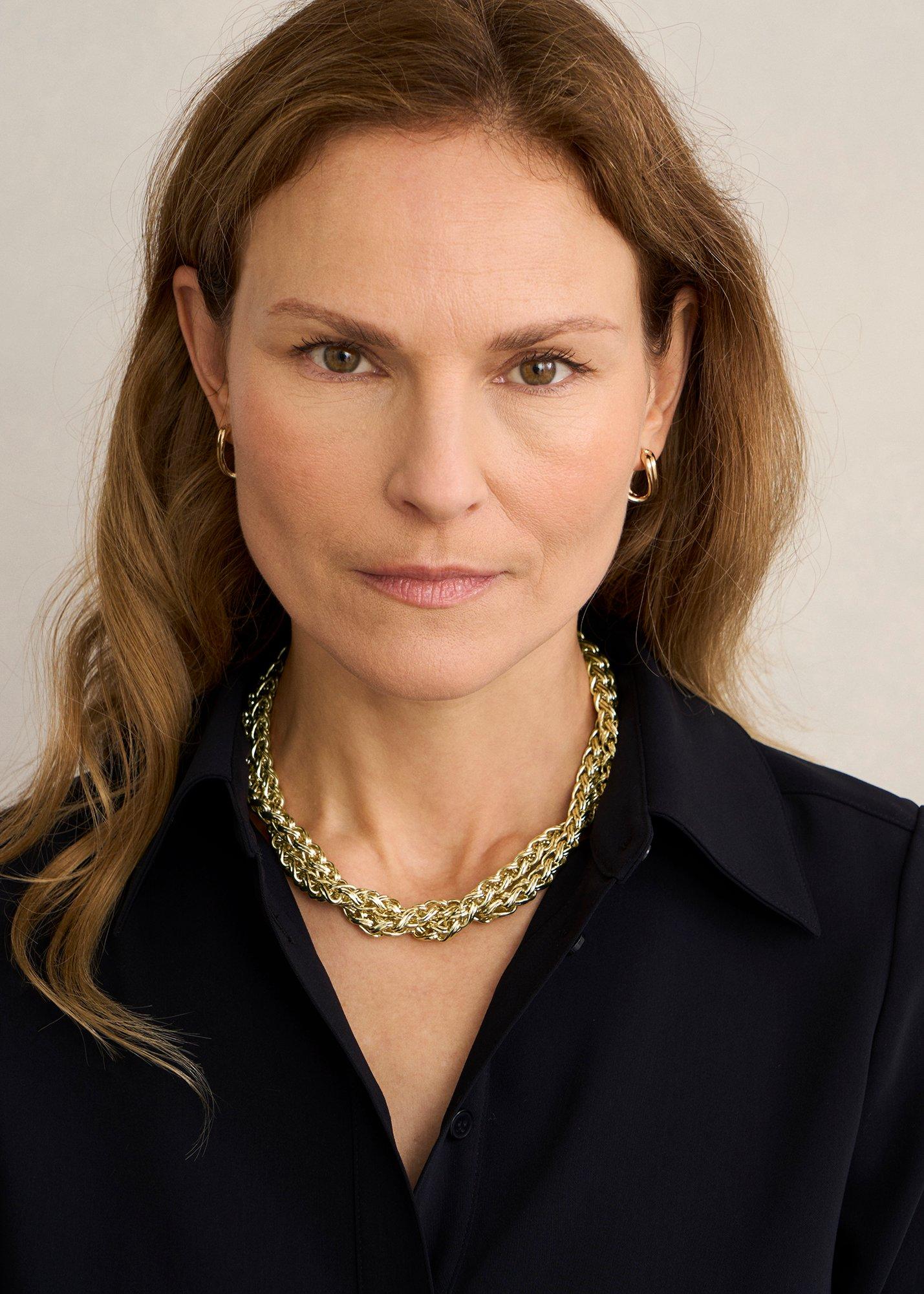 Devina Necklace, Gold, hi-res