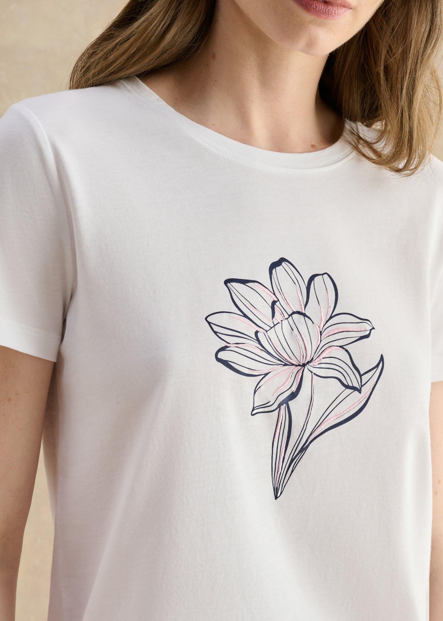 Pixie Print T-Shirt, White Multi, hi-res