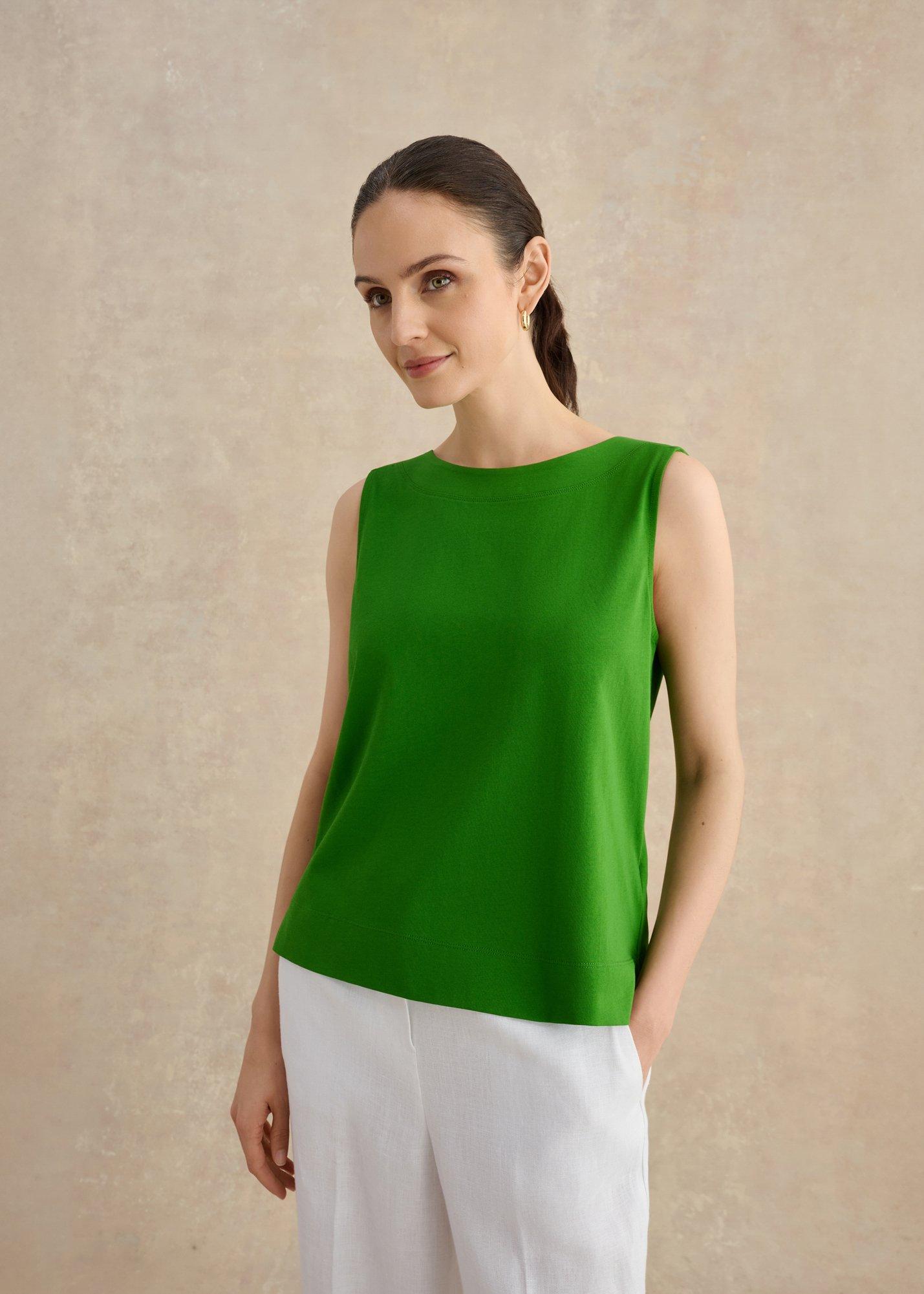 Fern Cotton Button Back Top