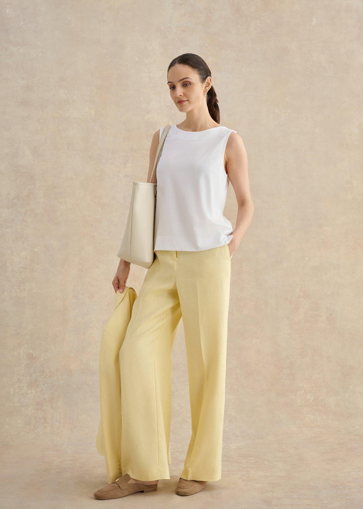 Fern Cotton Button Back Top, White, hi-res