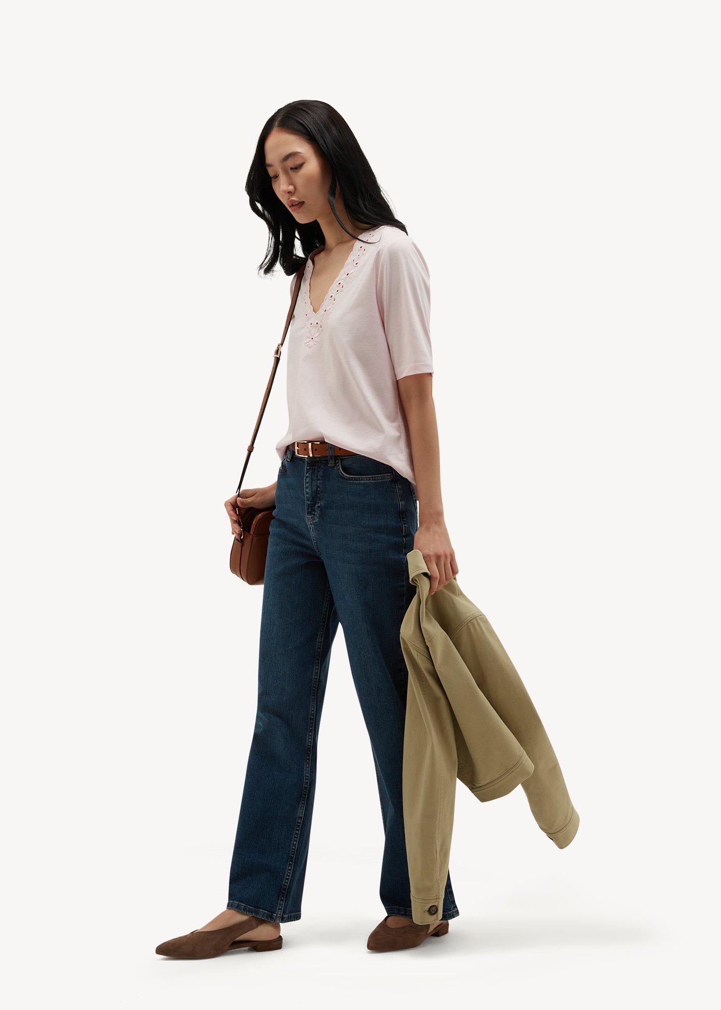 Kristen Cotton Top, Wysteria Pink, hi-res