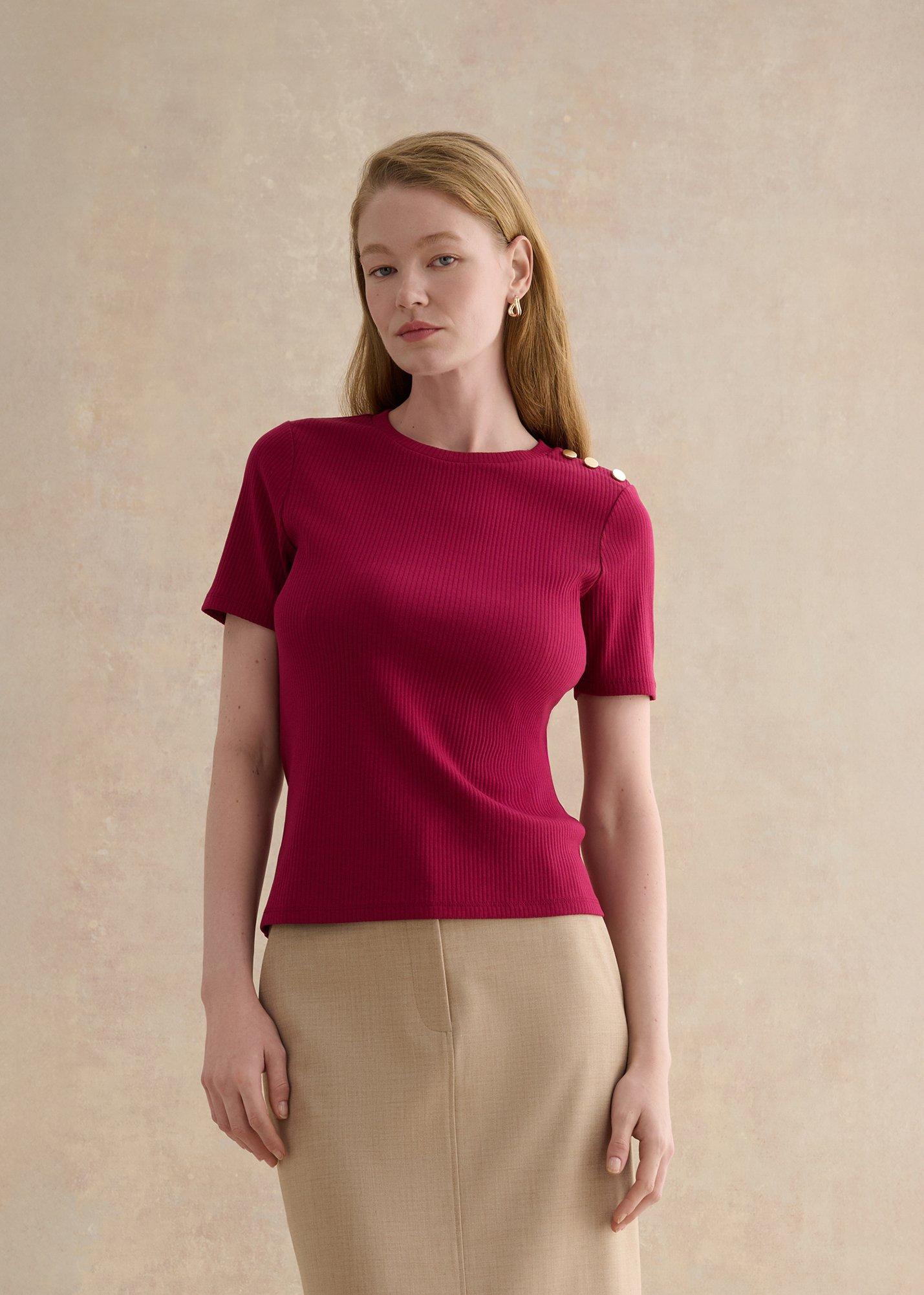 Tamsin Ribben Cotton Blend T-Shirt