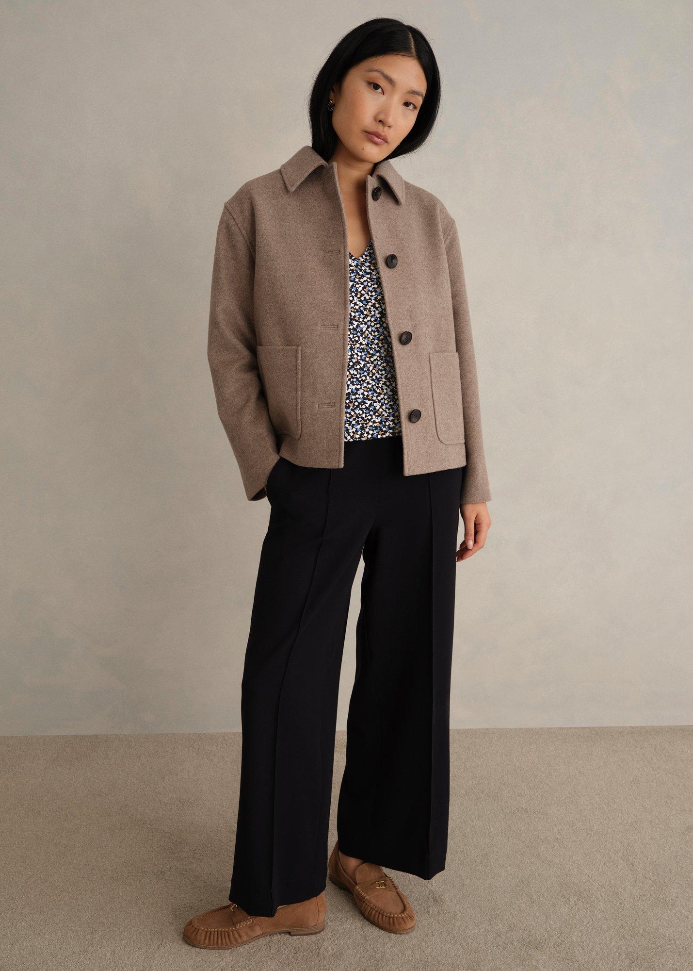 Aimee Printed Top, Navy Multi, hi-res