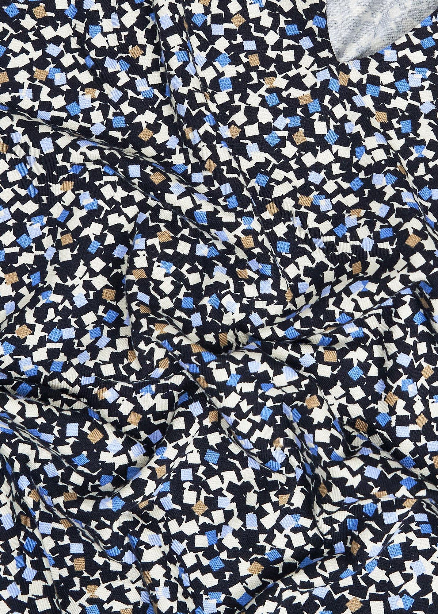 Aimee Printed Top, Navy Multi, hi-res