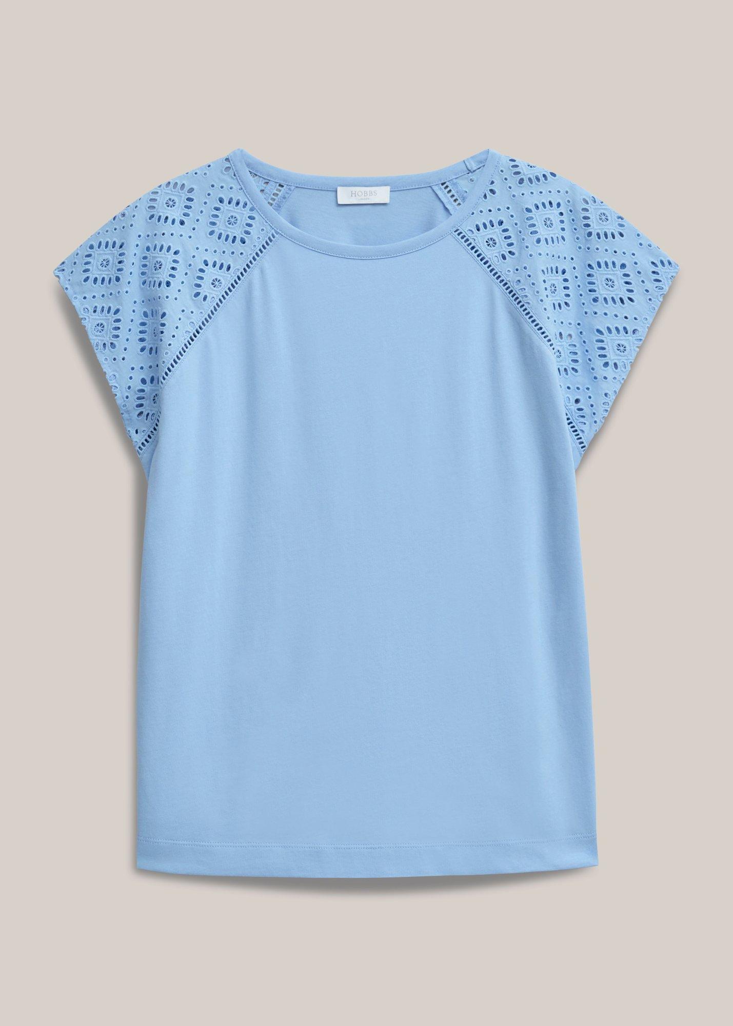 Ivana Cotton Broderie Top