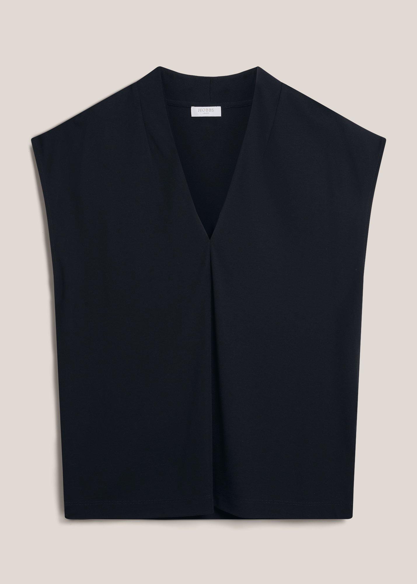 Katie V Neck Short Sleeve Top