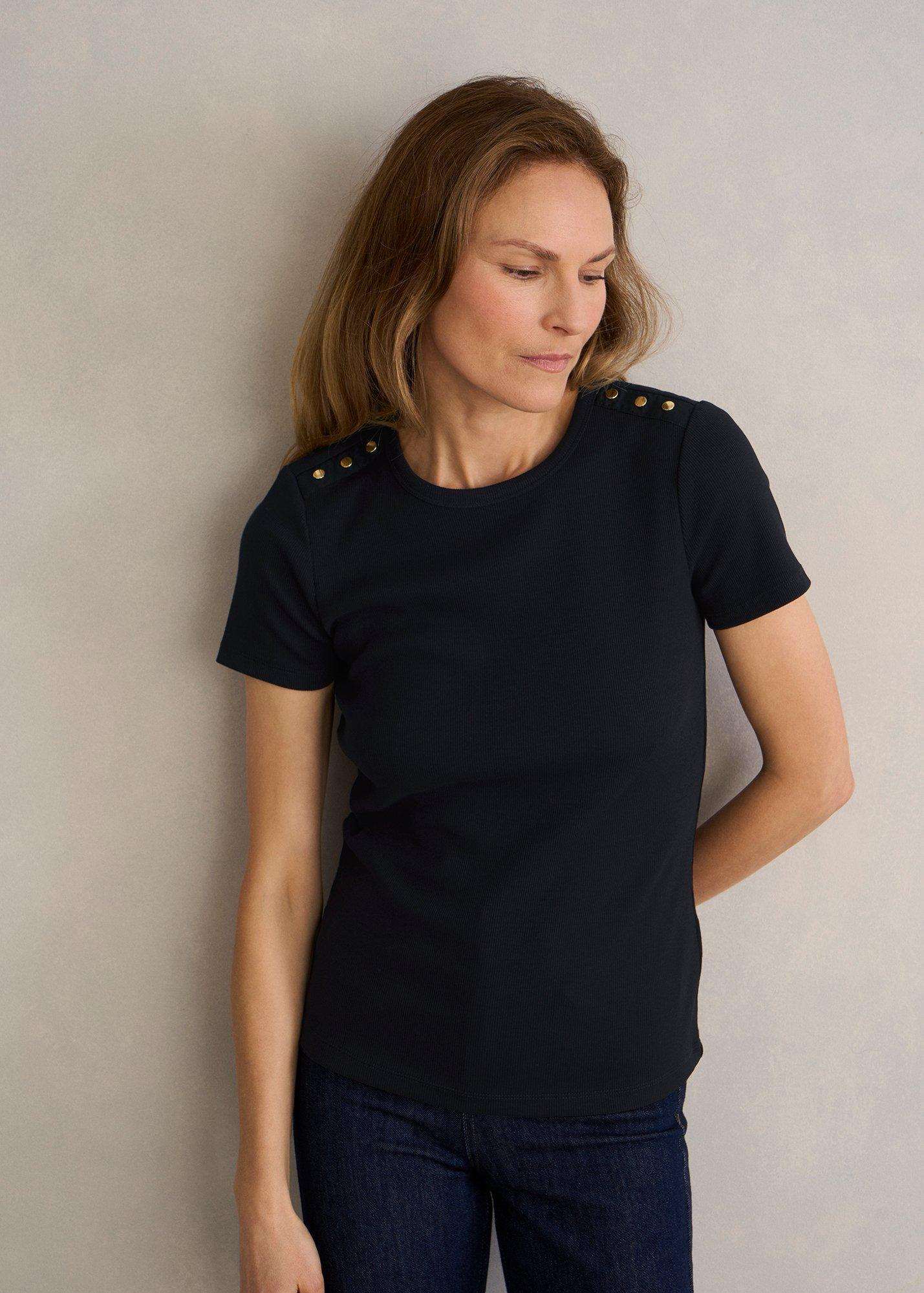 Eva Ribbed T-Shirt