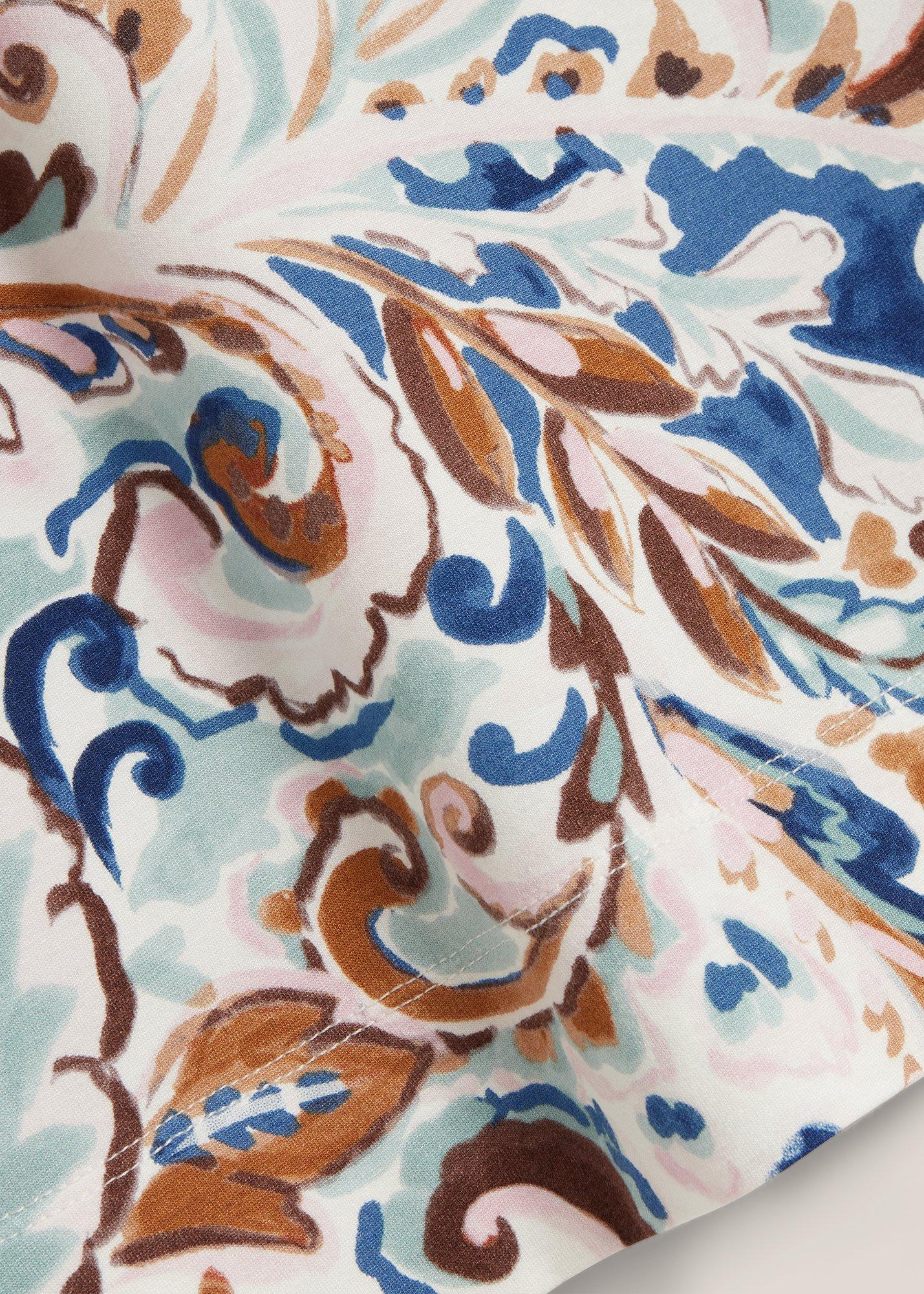 Viviana Printed Top, Blue Multi, hi-res