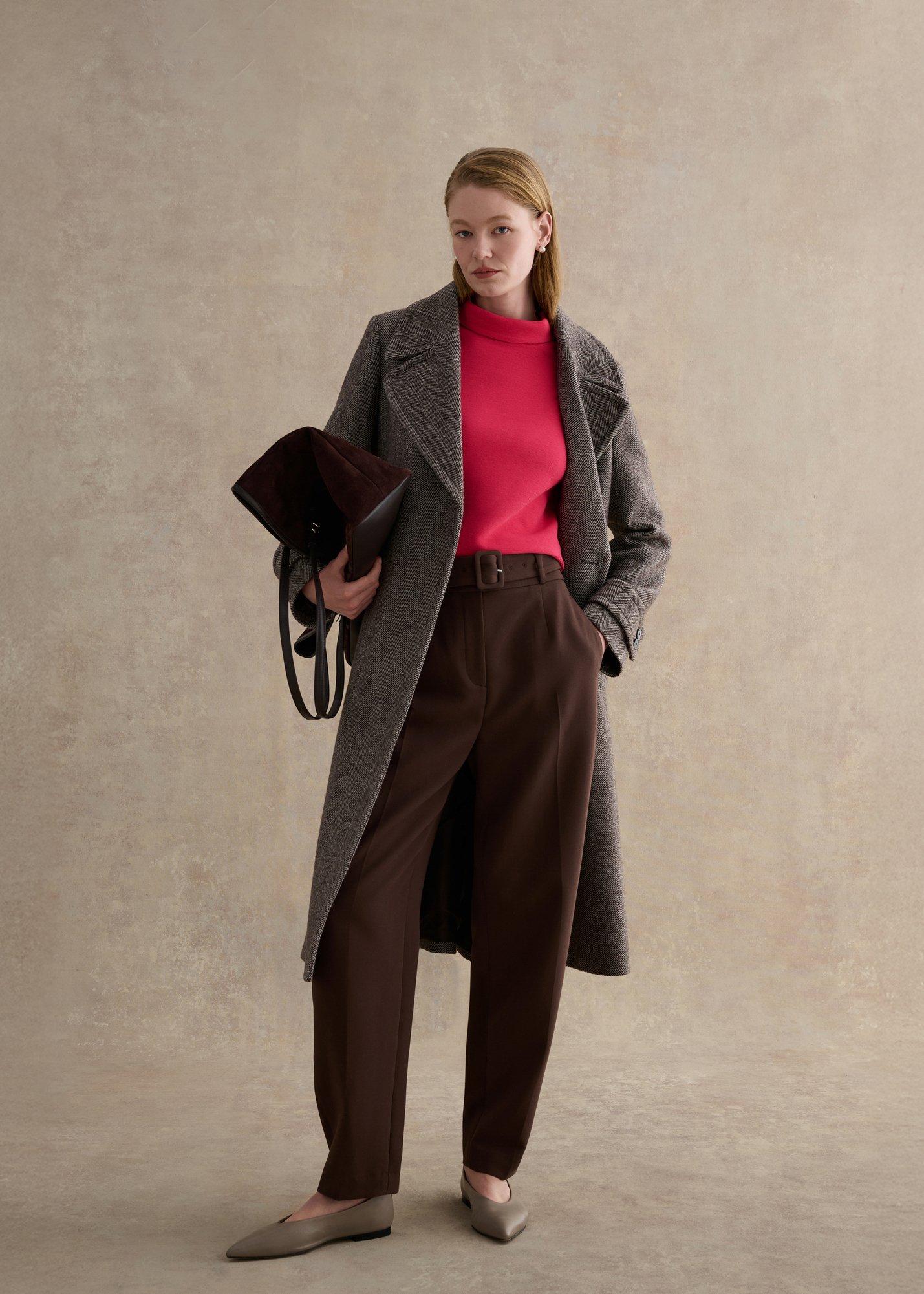 Tali Textured Top, Berry Pink, hi-res