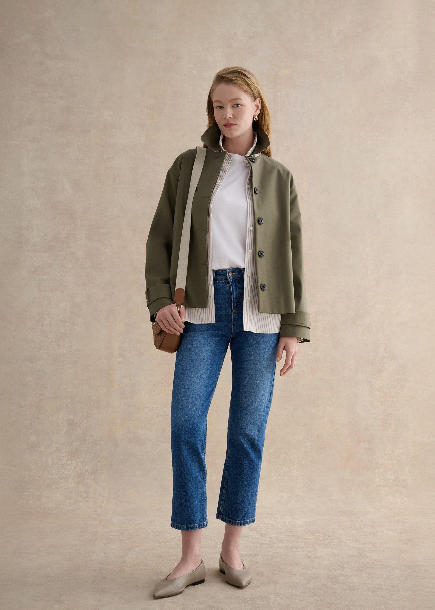 Frida Shower Resistant Trench Coat