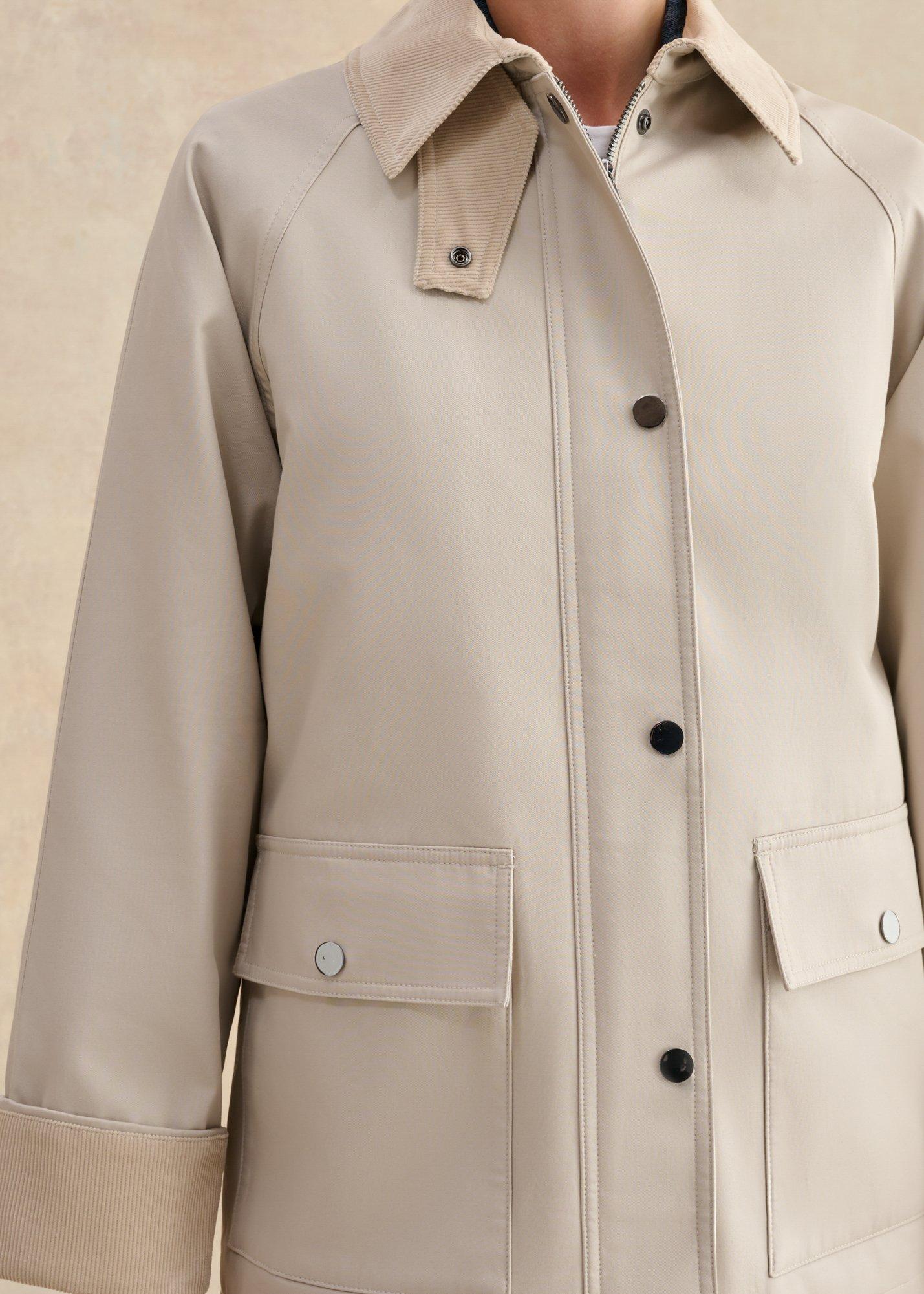 Gabby Barn Jacket, Pebble Grey, hi-res