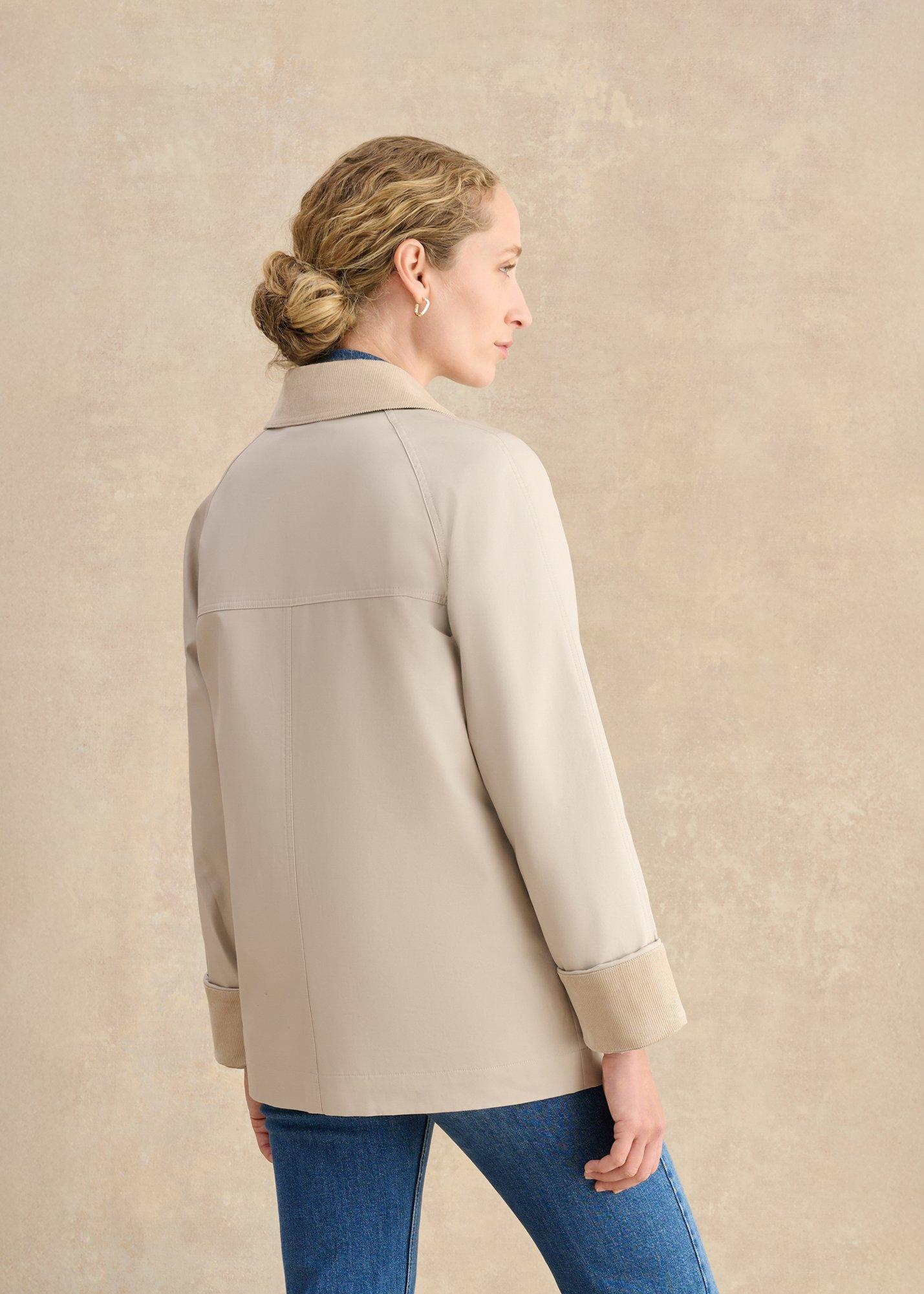 Gabby Barn Jacket, Pebble Grey, hi-res