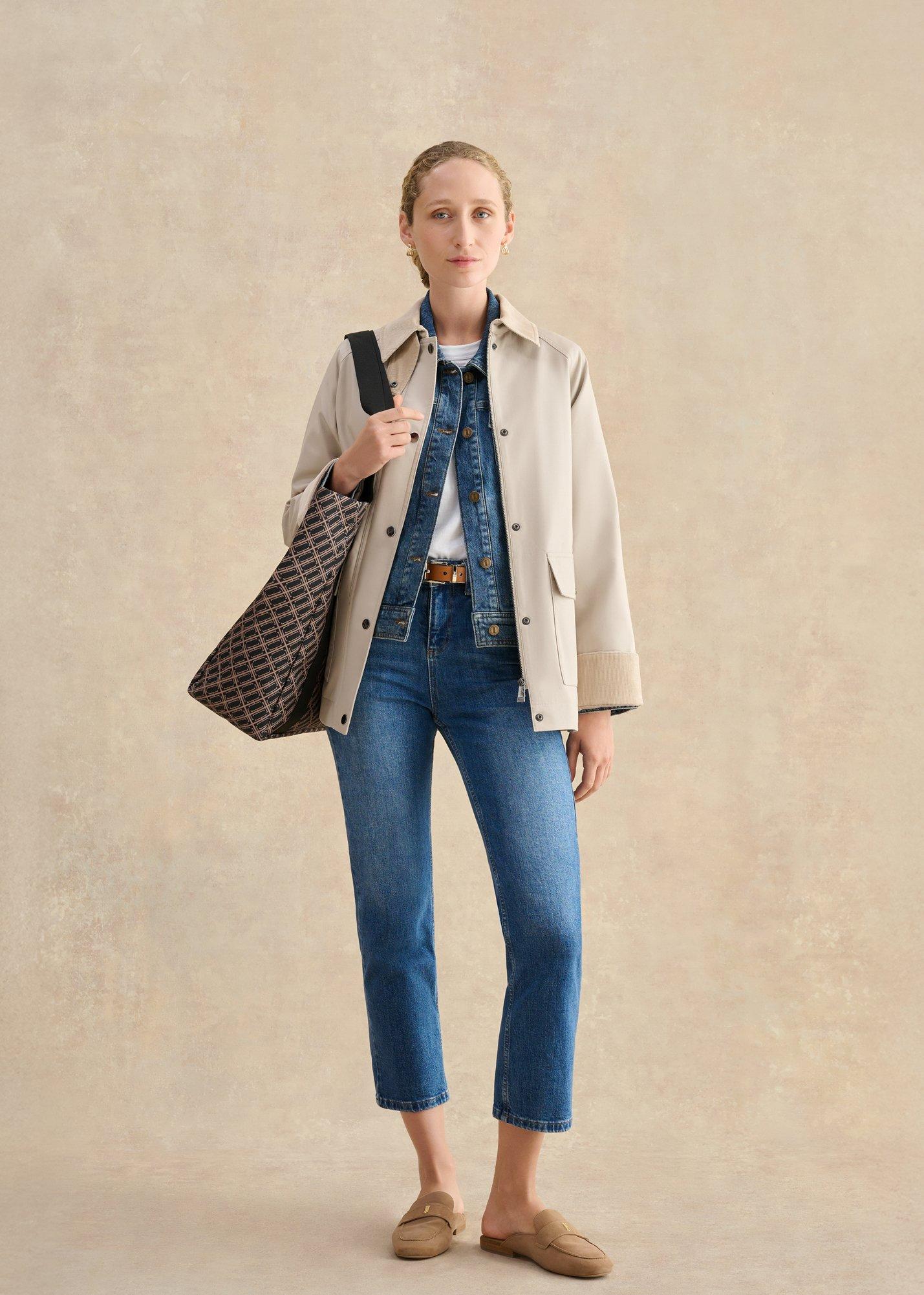 Gabby Barn Jacket, Pebble Grey, hi-res