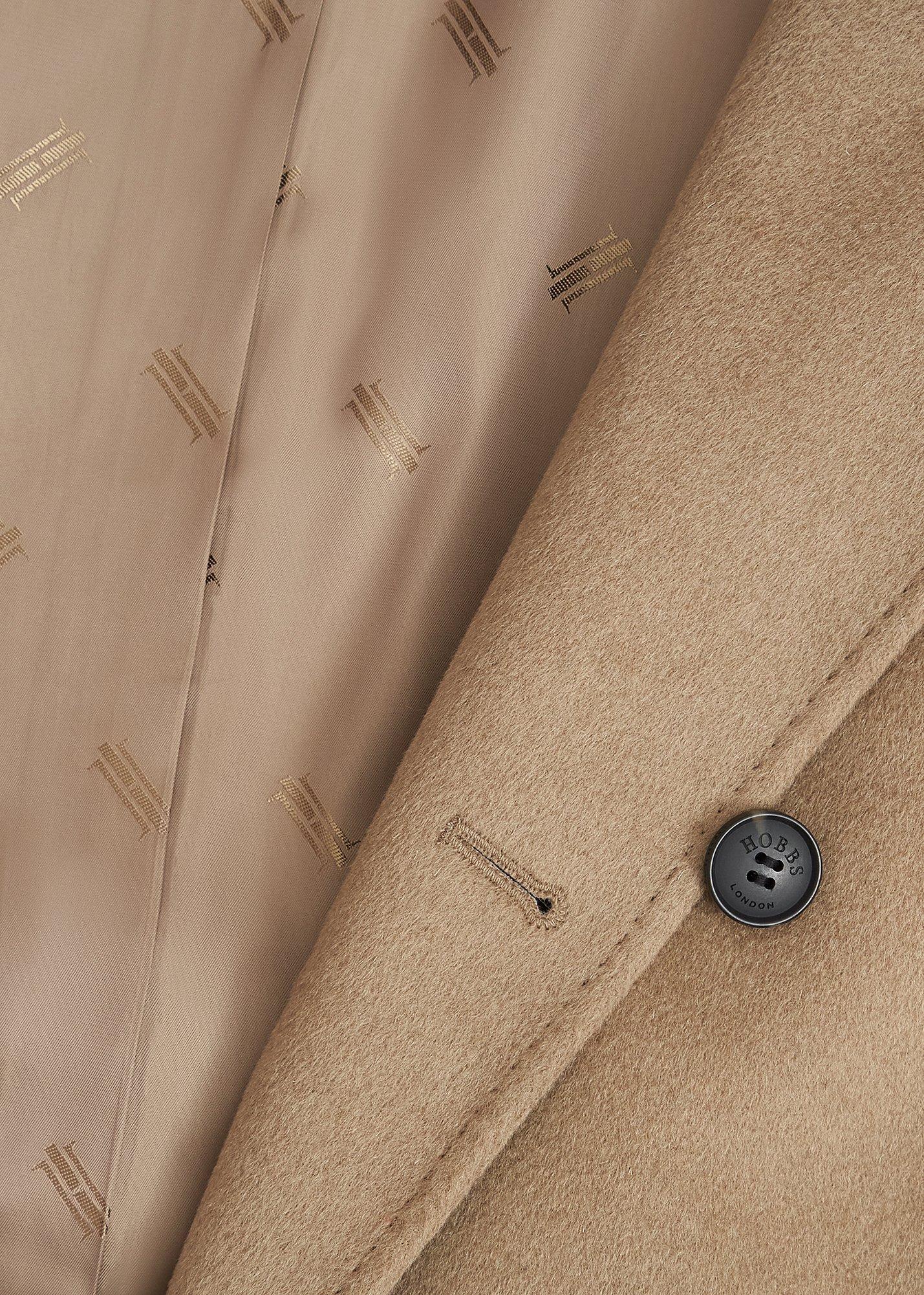 Petite Livia Wool Wrap Coat, Neutral, hi-res