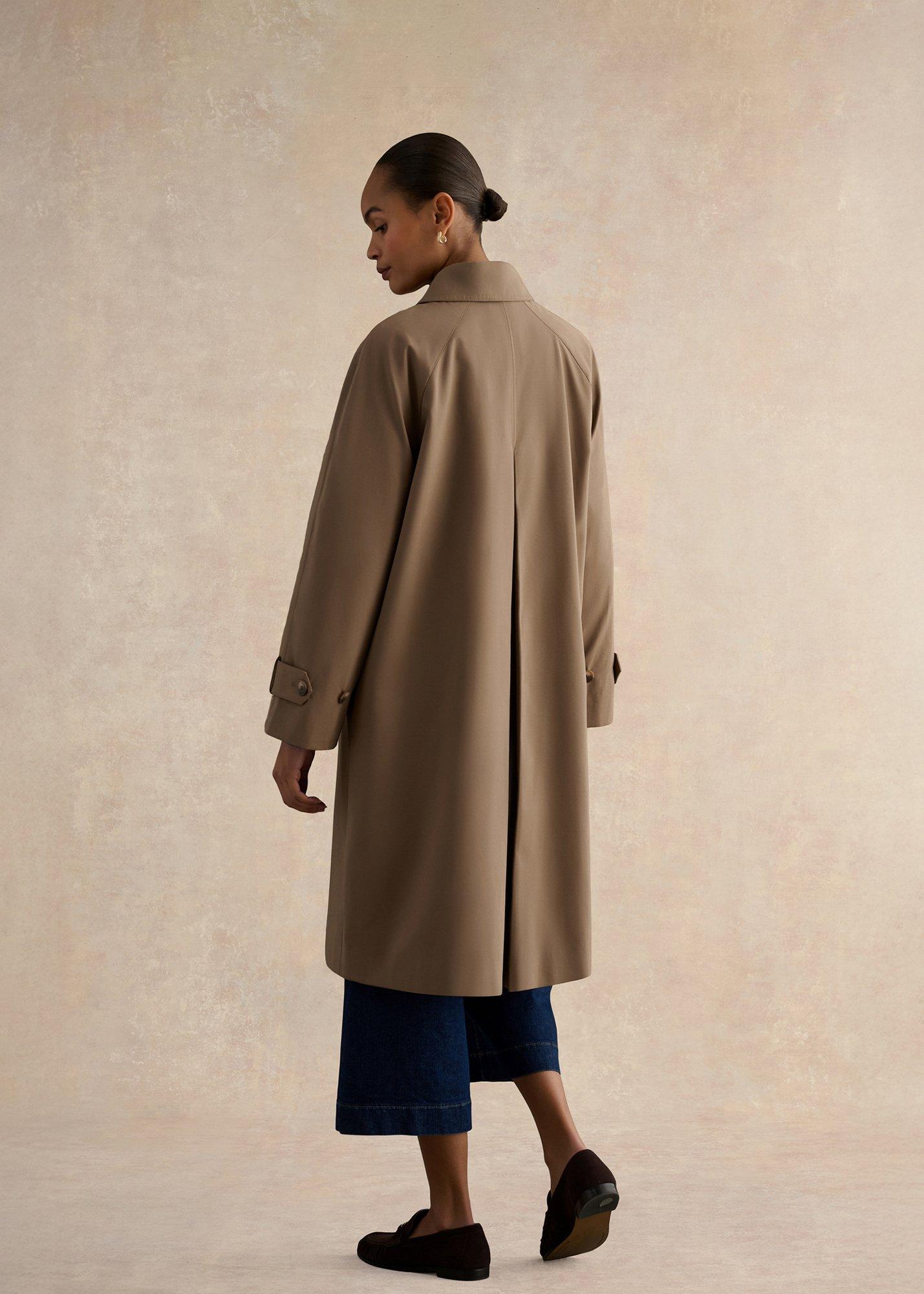 Lucy Shower Resistant Trench Coat, Mink Brown, hi-res
