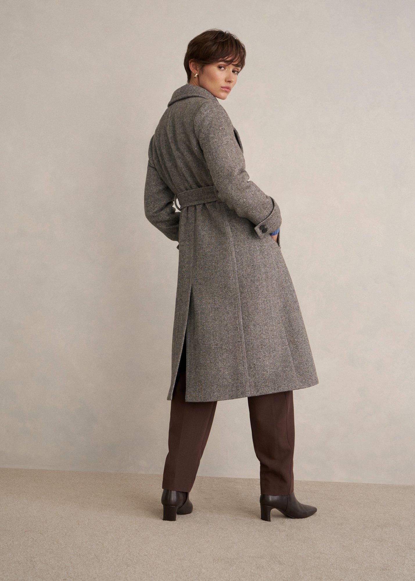 Prisha Wool Blend Coat, Mocha, hi-res