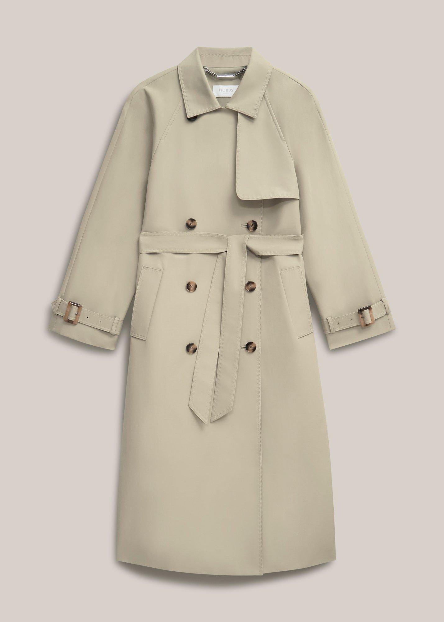 Sage Green Trench Coat 