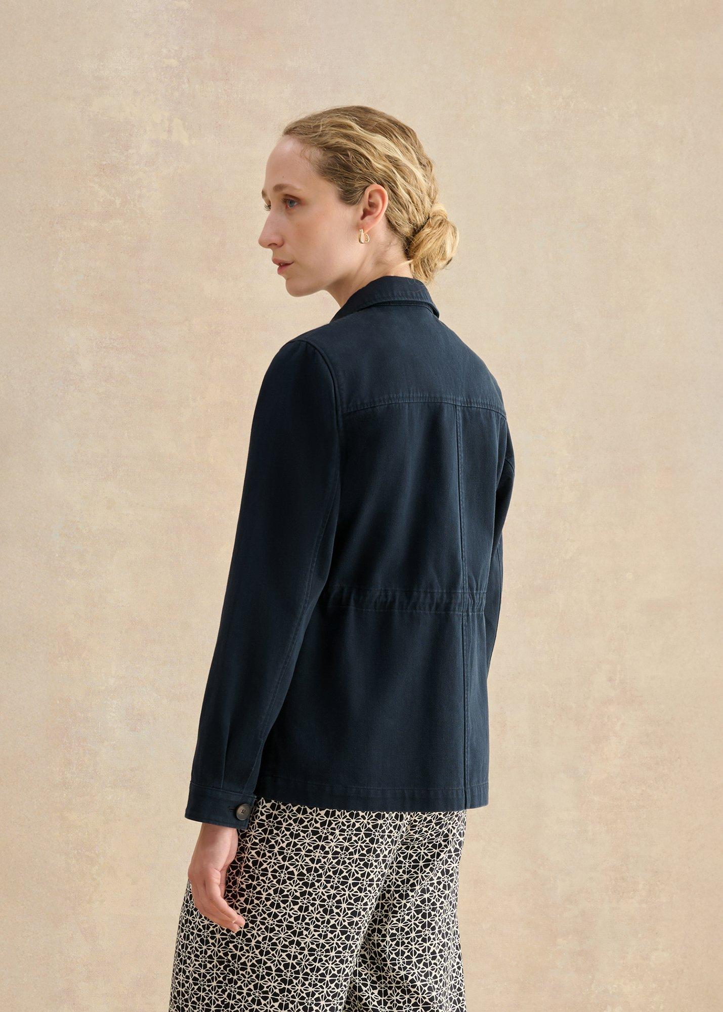 Arianne Cotton Jacket, Hobbs Navy, hi-res
