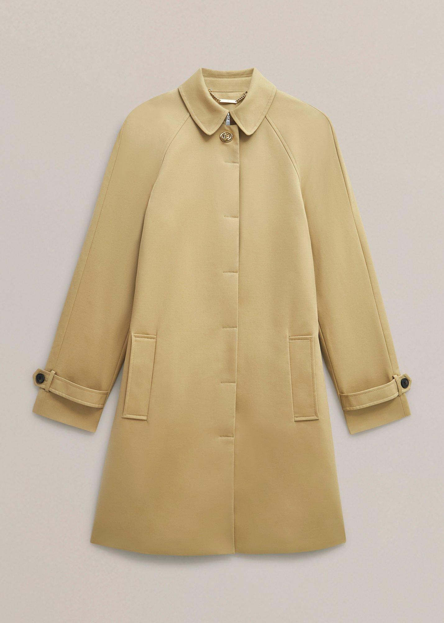 Petite Vivienne Shower Resistant Trench Coat