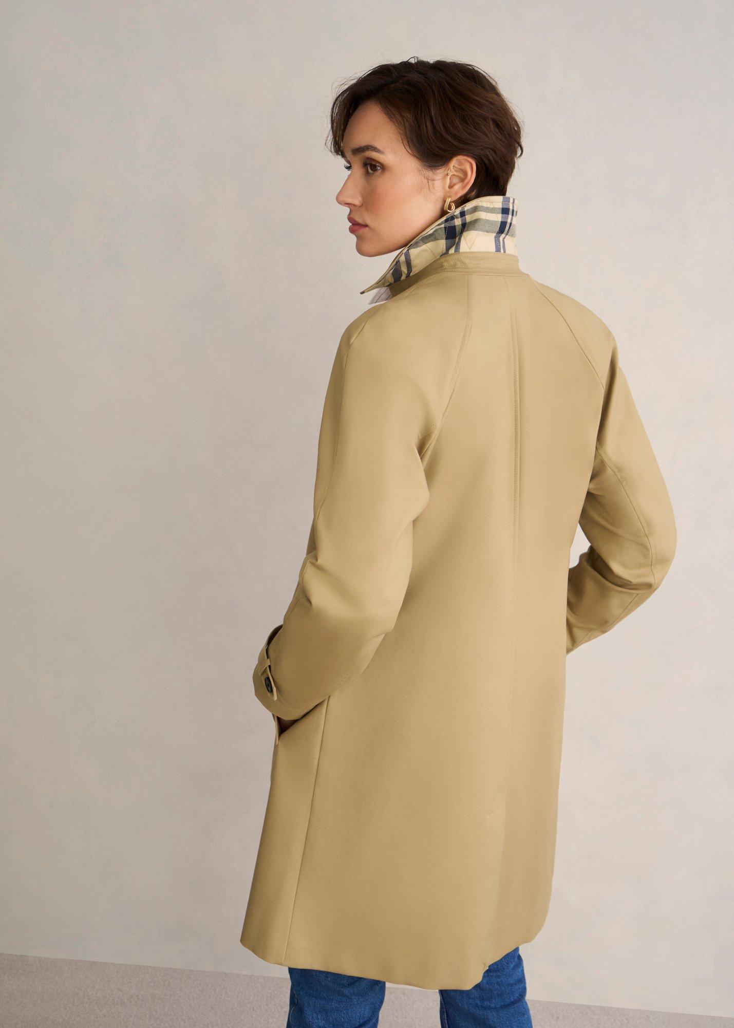 Petite Vivienne Shower Resistant Trench Coat, Fawn Beige, hi-res