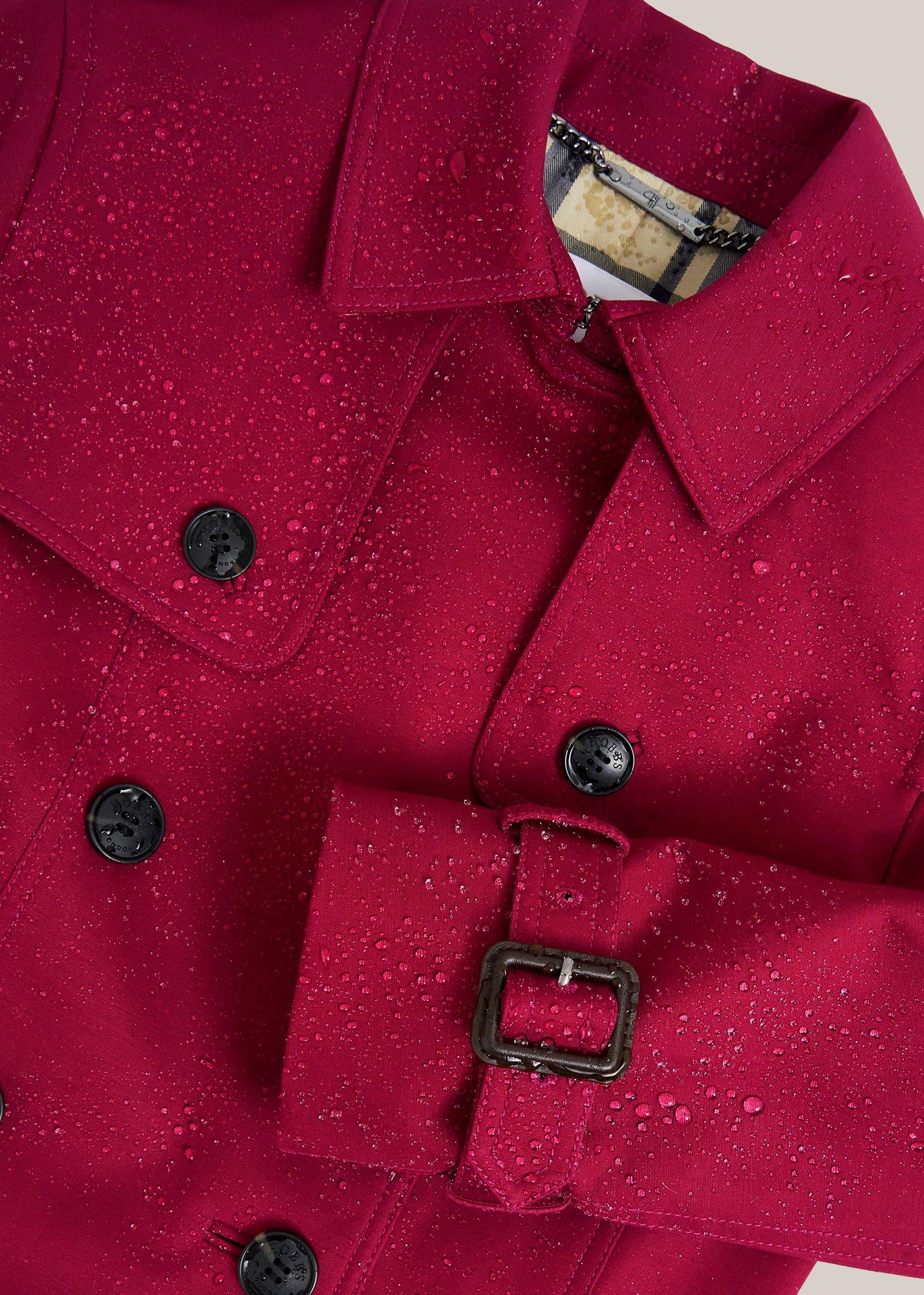 Petite Skylar Shower Resistant Trench Coat, Beetroot Pink, hi-res