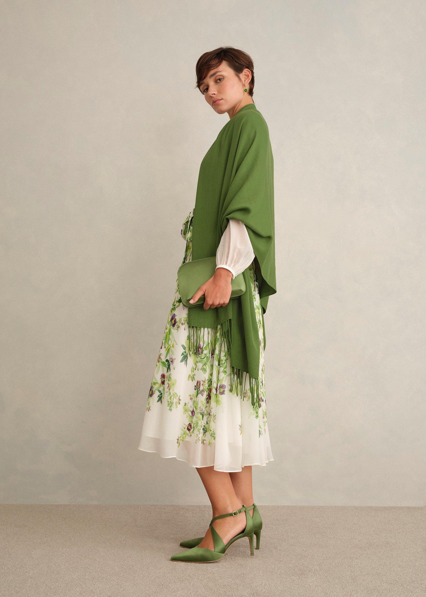 Matilda Scarf, Bay Leaf Green, hi-res