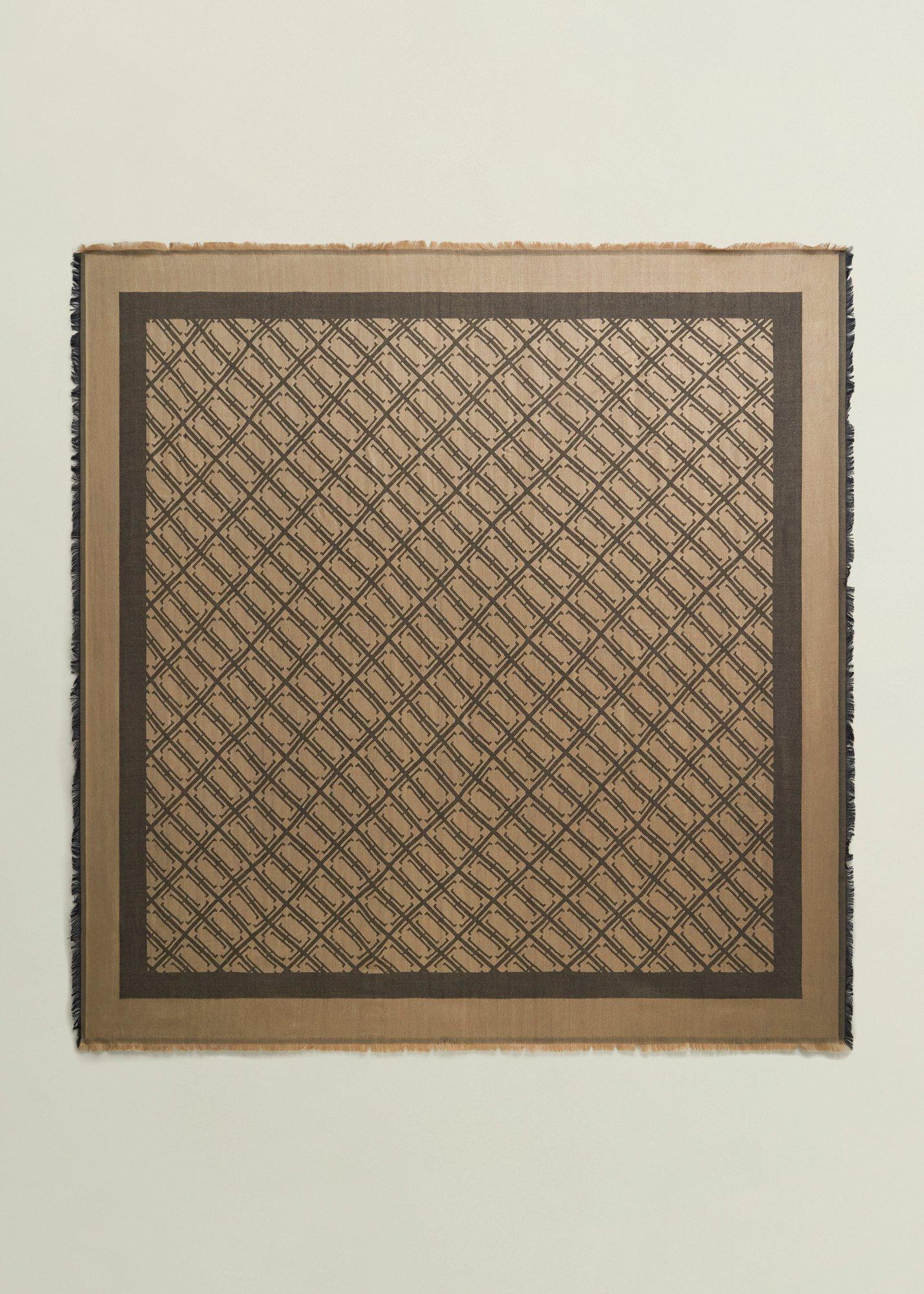 Mora Scarf, Black Camel, hi-res