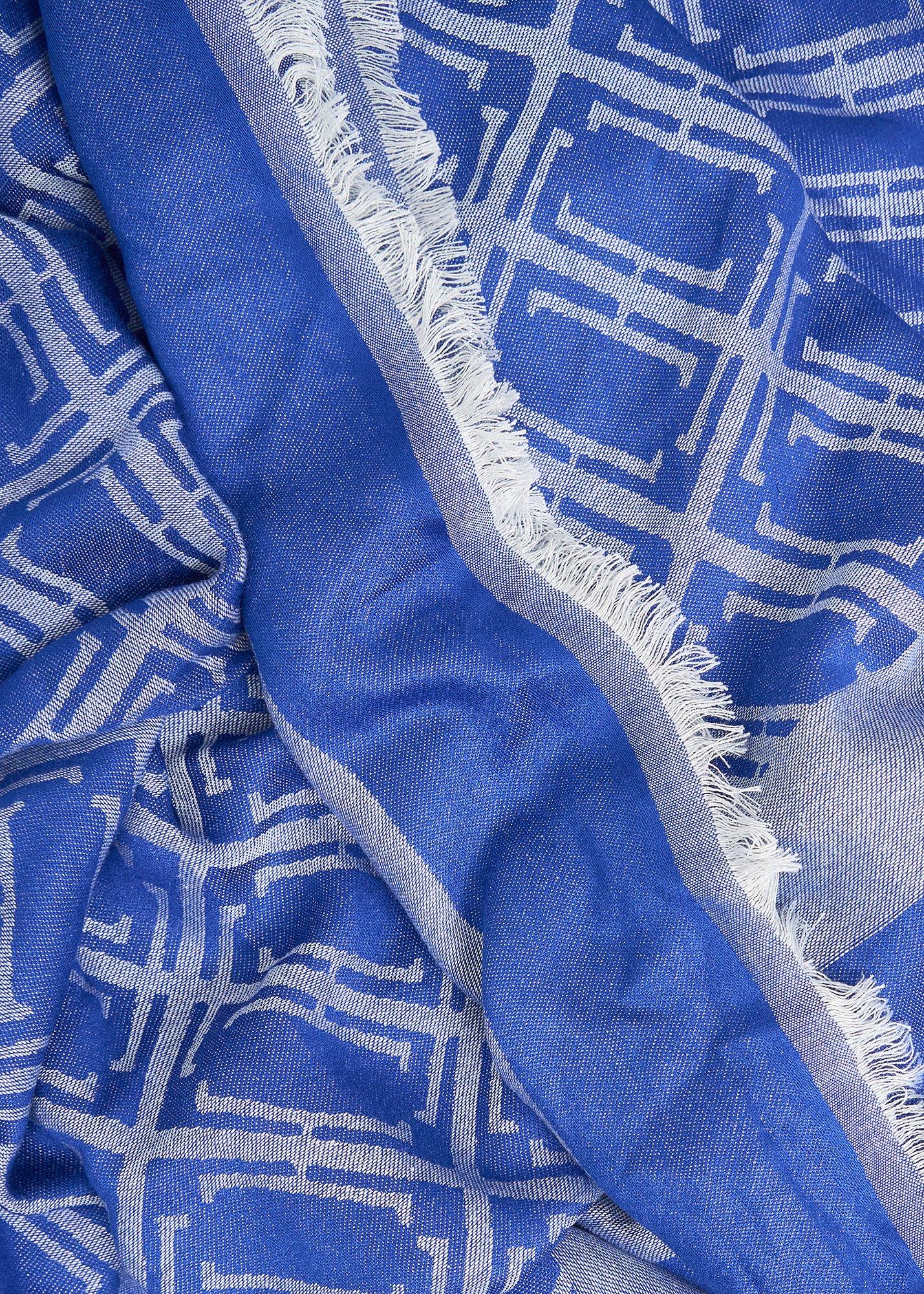 Mora Scarf, Blue Ivory, hi-res