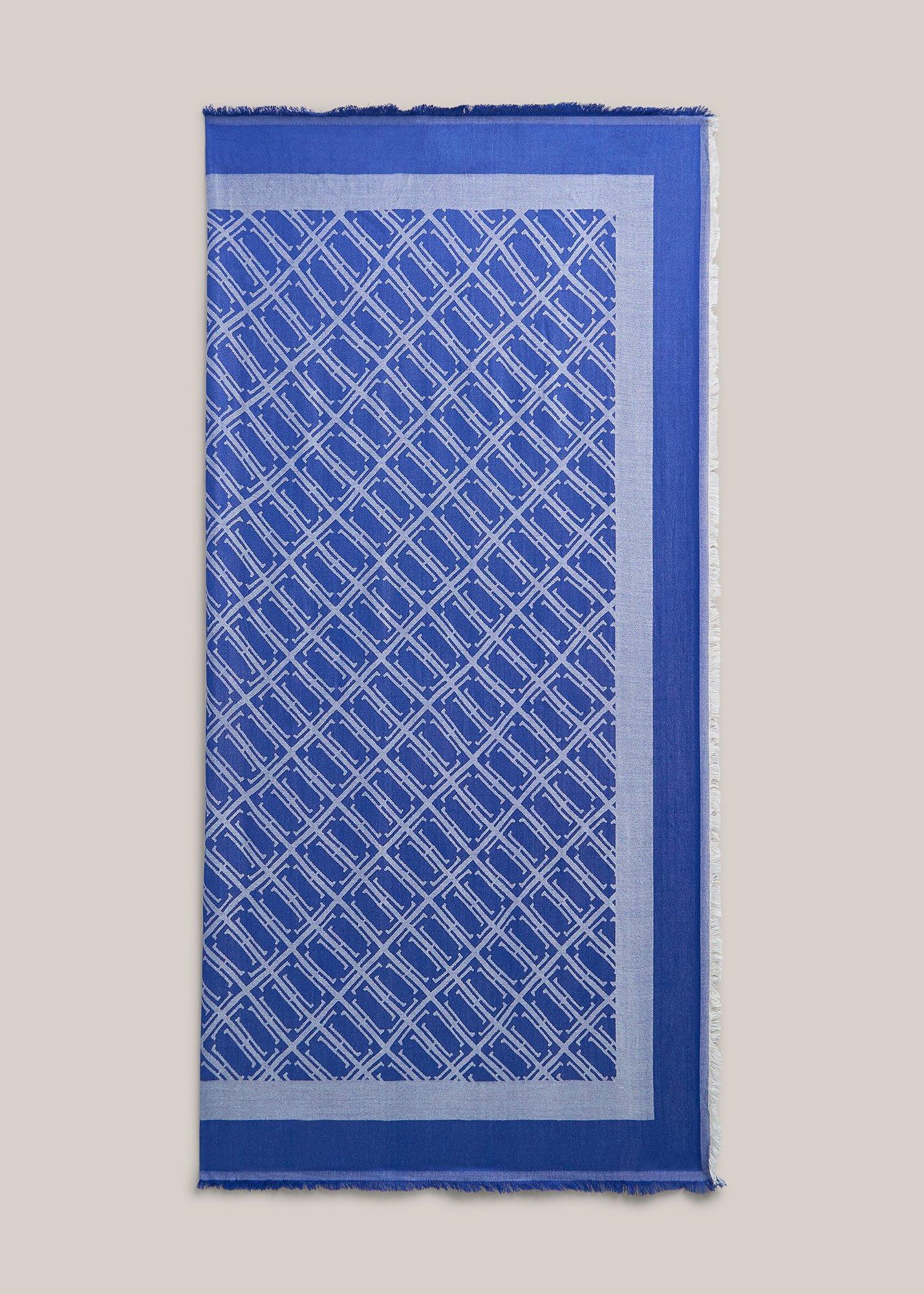 Mora Scarf, Blue Ivory, hi-res