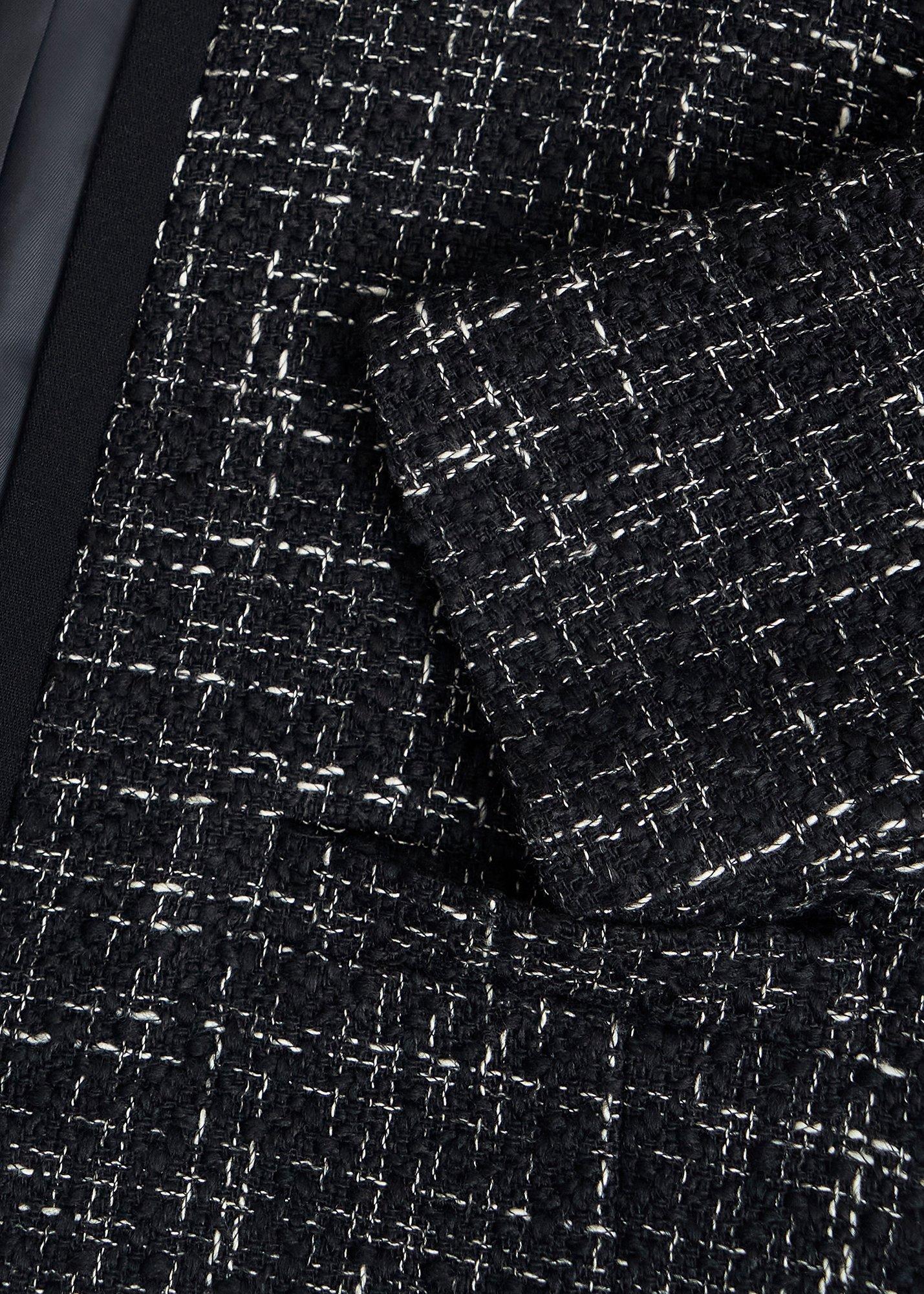 Petite Esme Match Black Jacket, Black White, hi-res