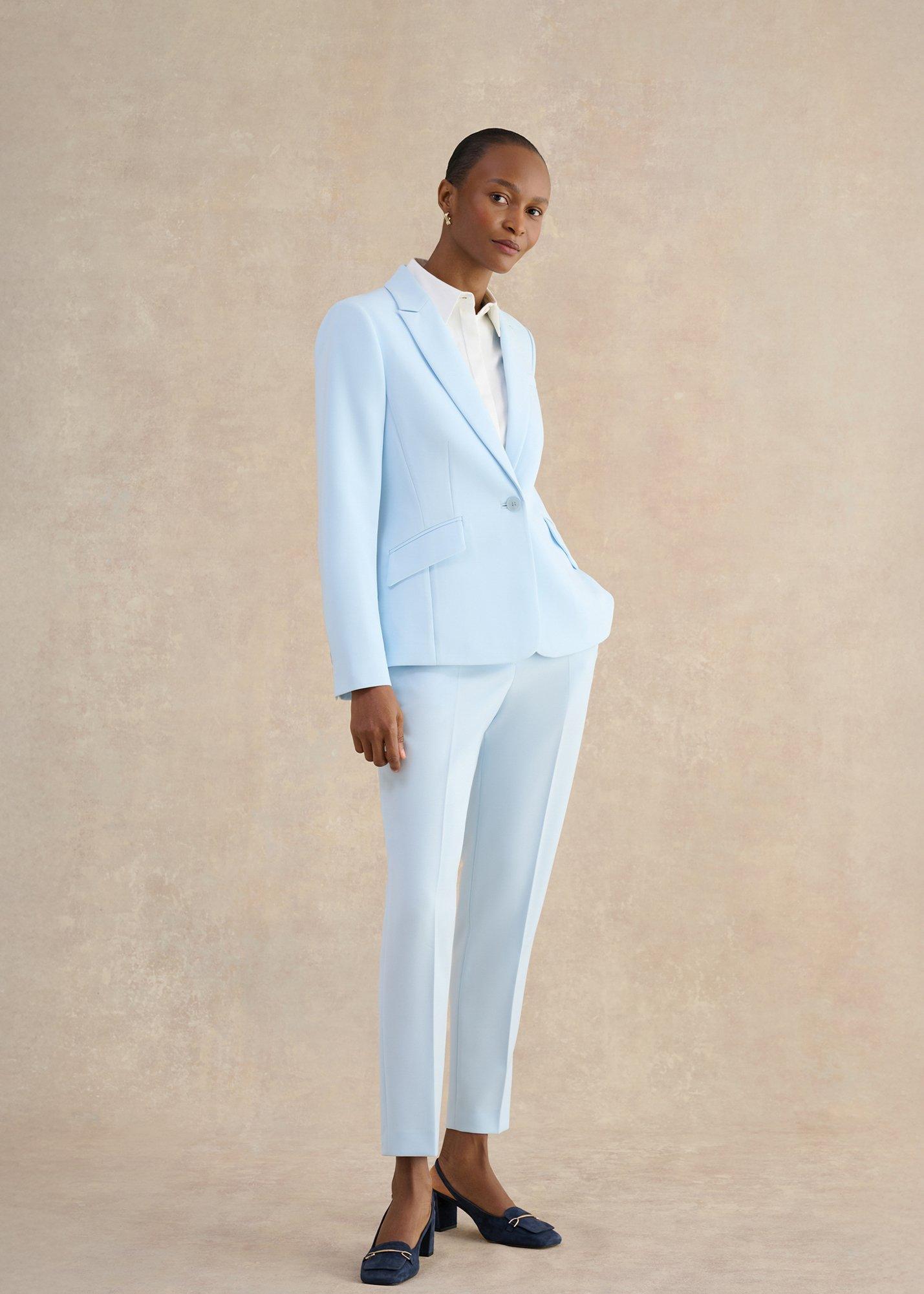 Keighley Blazer, Pale Blue, hi-res