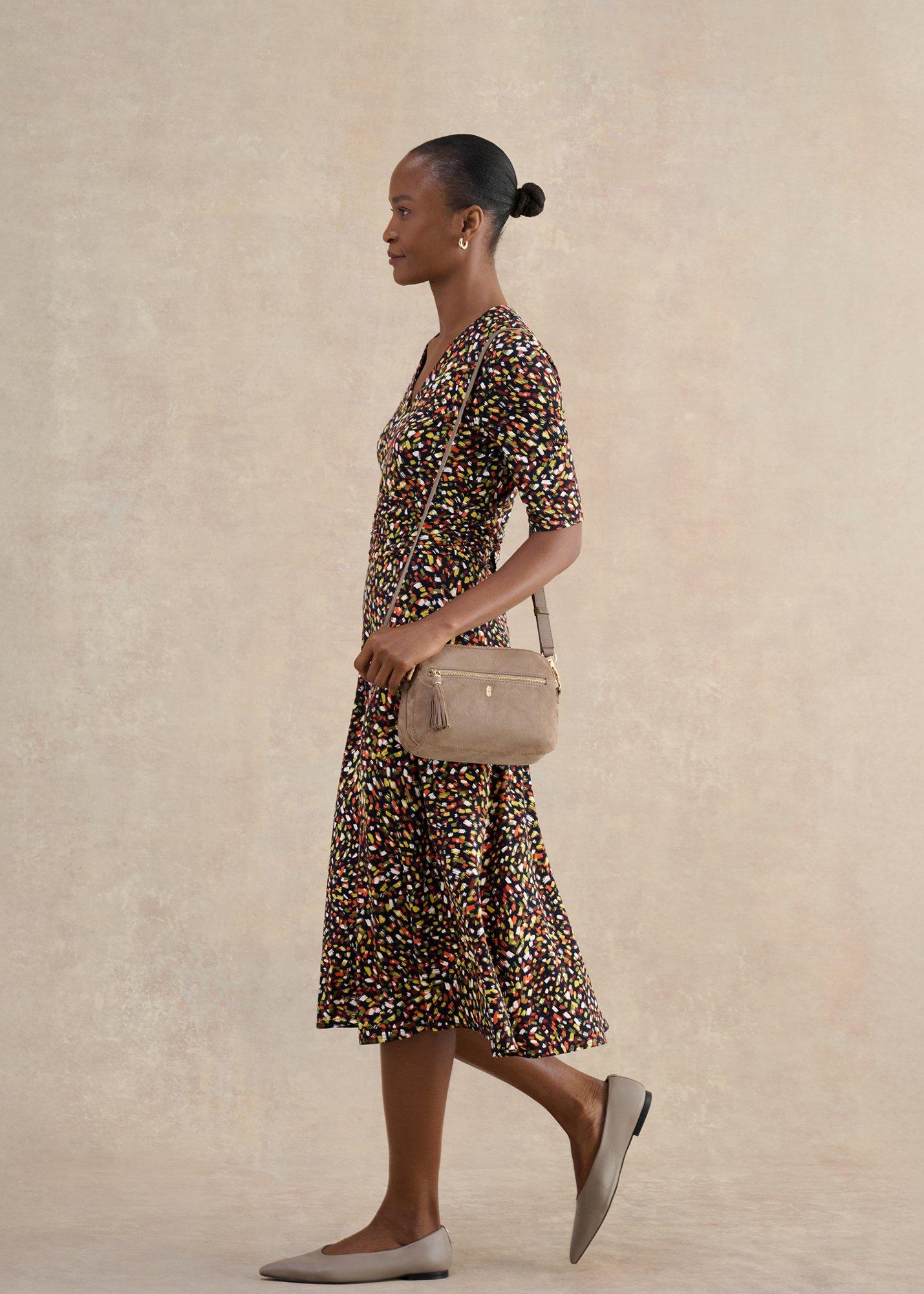 Jaci Jersey Dress, Navy Multi, hi-res