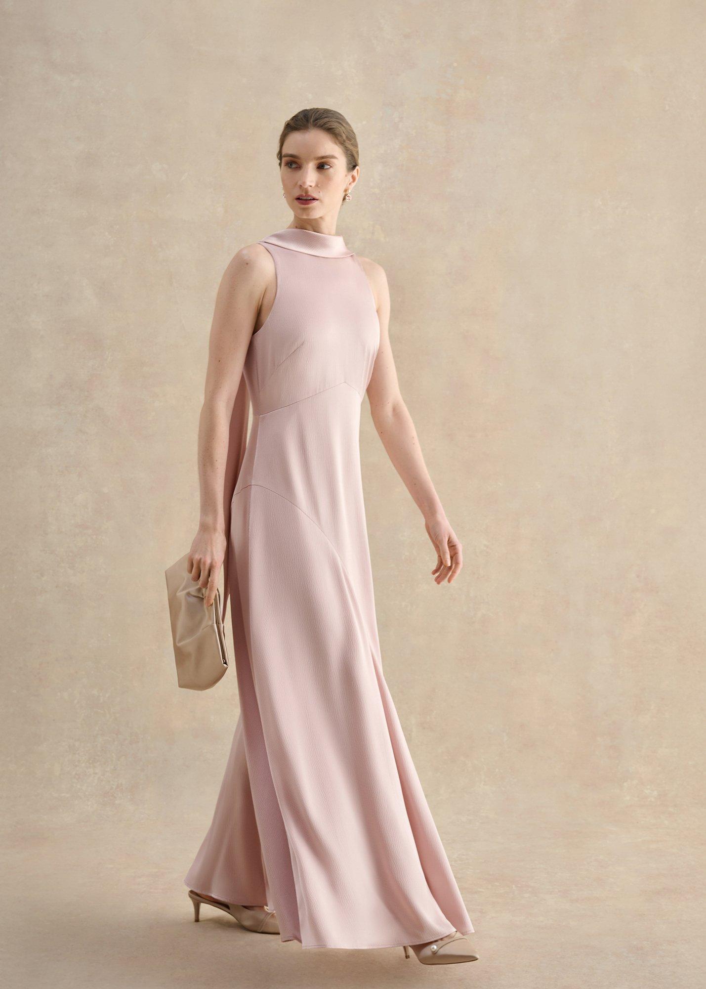Marilyn Dress, Blush Pink, hi-res