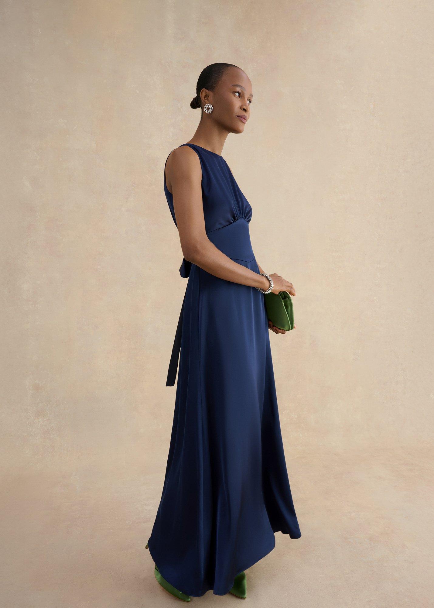 Jemma Dress, Midnight Navy, hi-res