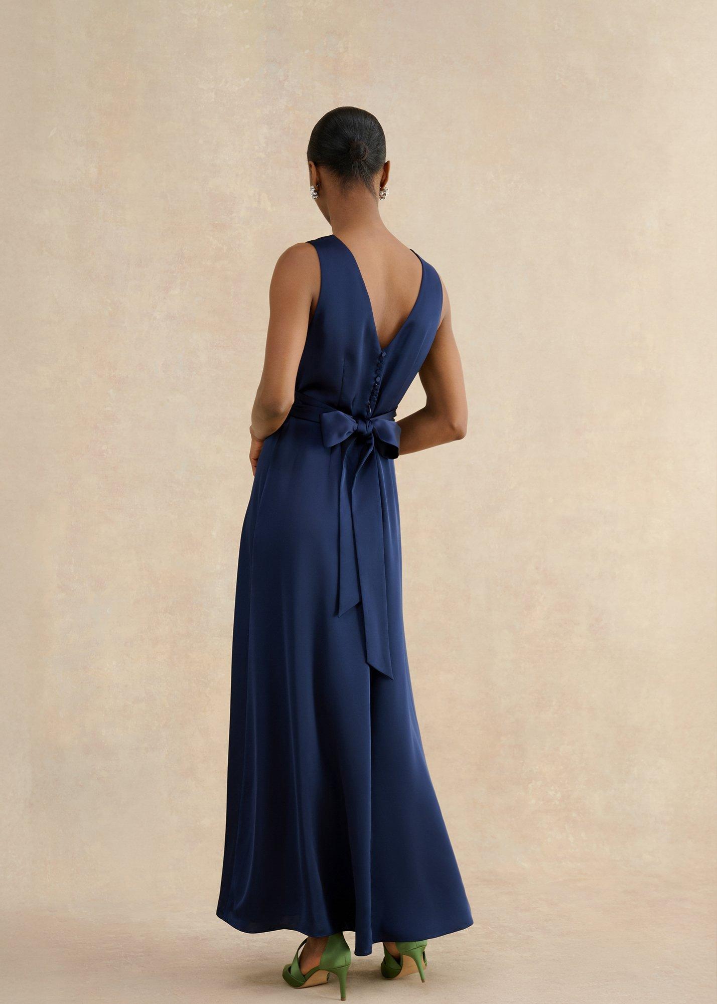 Petite Jemma Dress, Midnight Navy, hi-res