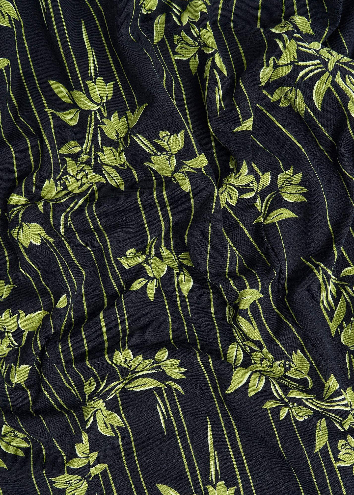 Alison Jersey Dress, Navy Green, hi-res