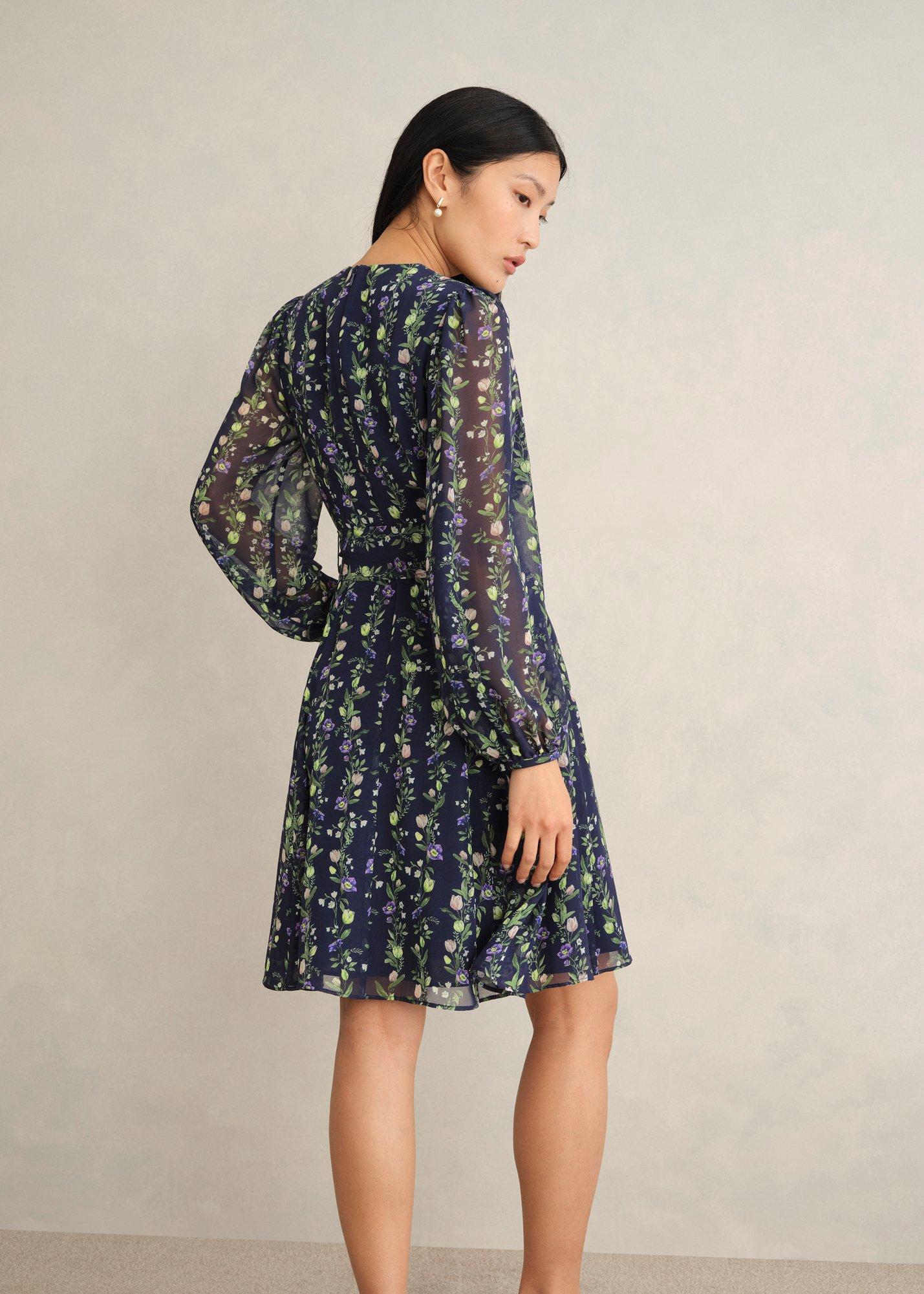 Emilia Dress, Midnight Multi, hi-res