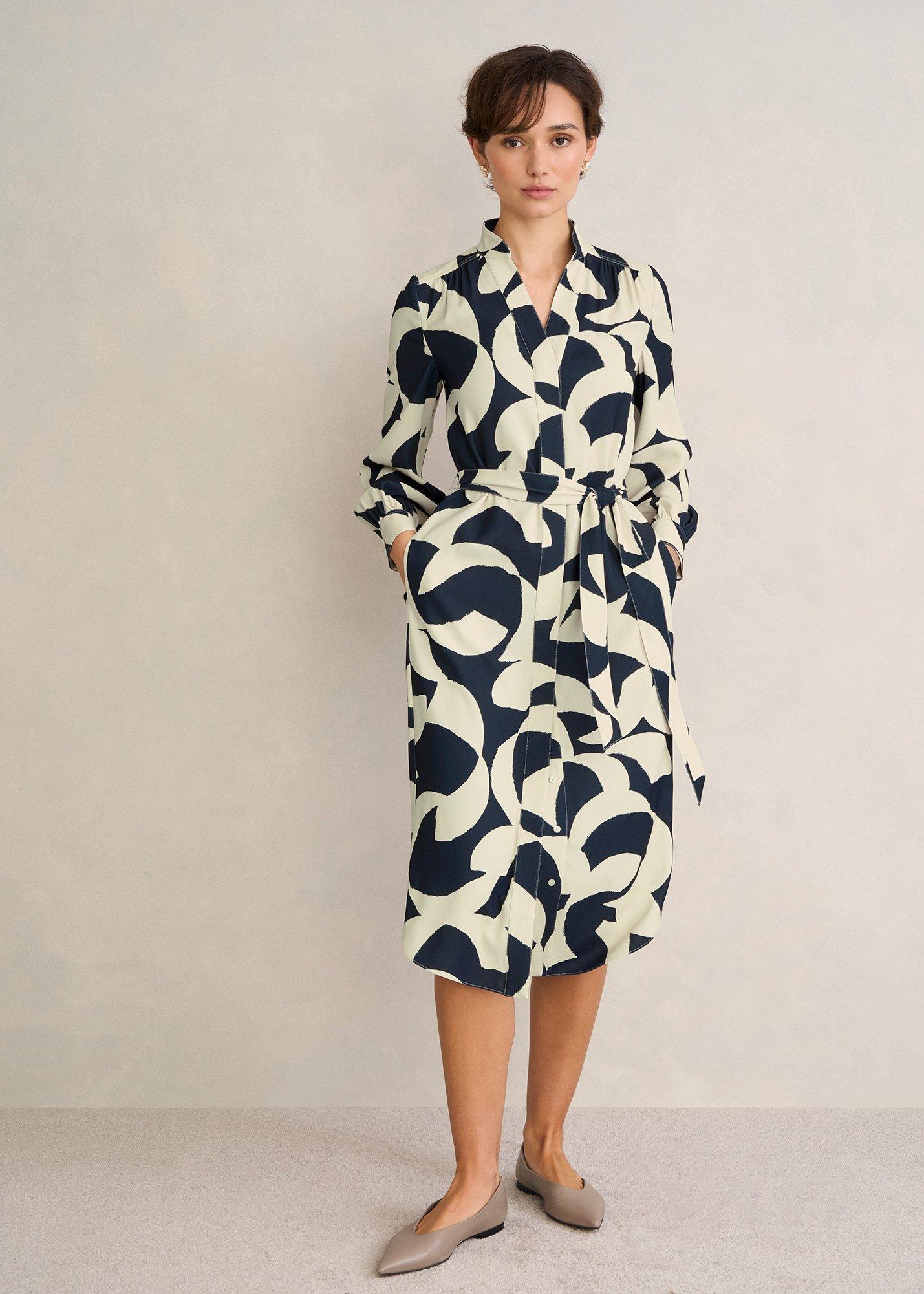 Alisa Dress, Blue Sandstone, hi-res