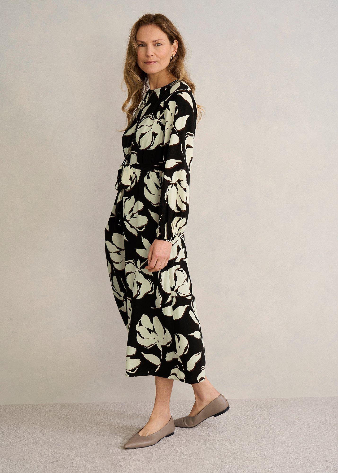 Evelyn Dress, Black Sandstone, hi-res