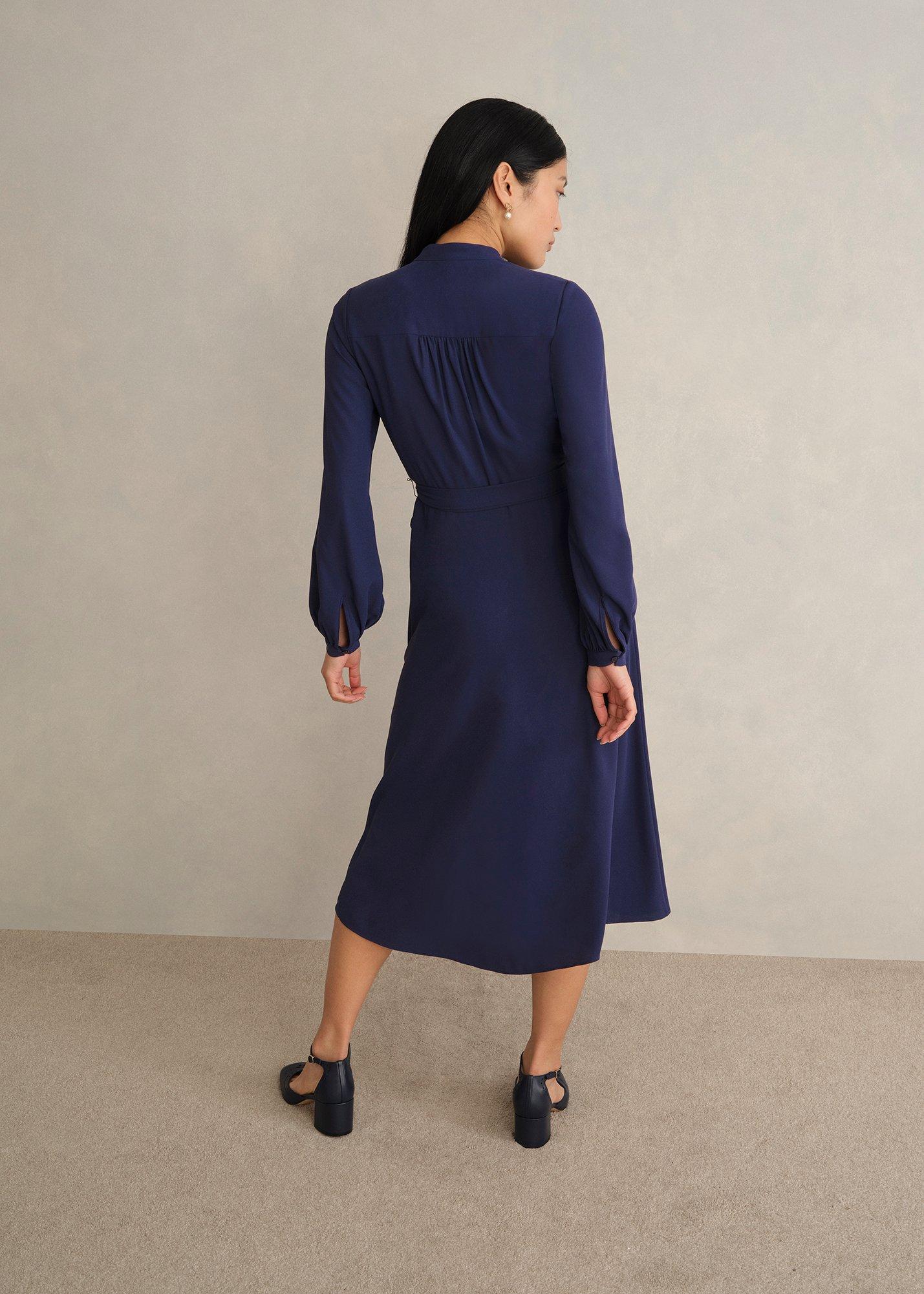 Lettie Dress, Midnight Navy, hi-res
