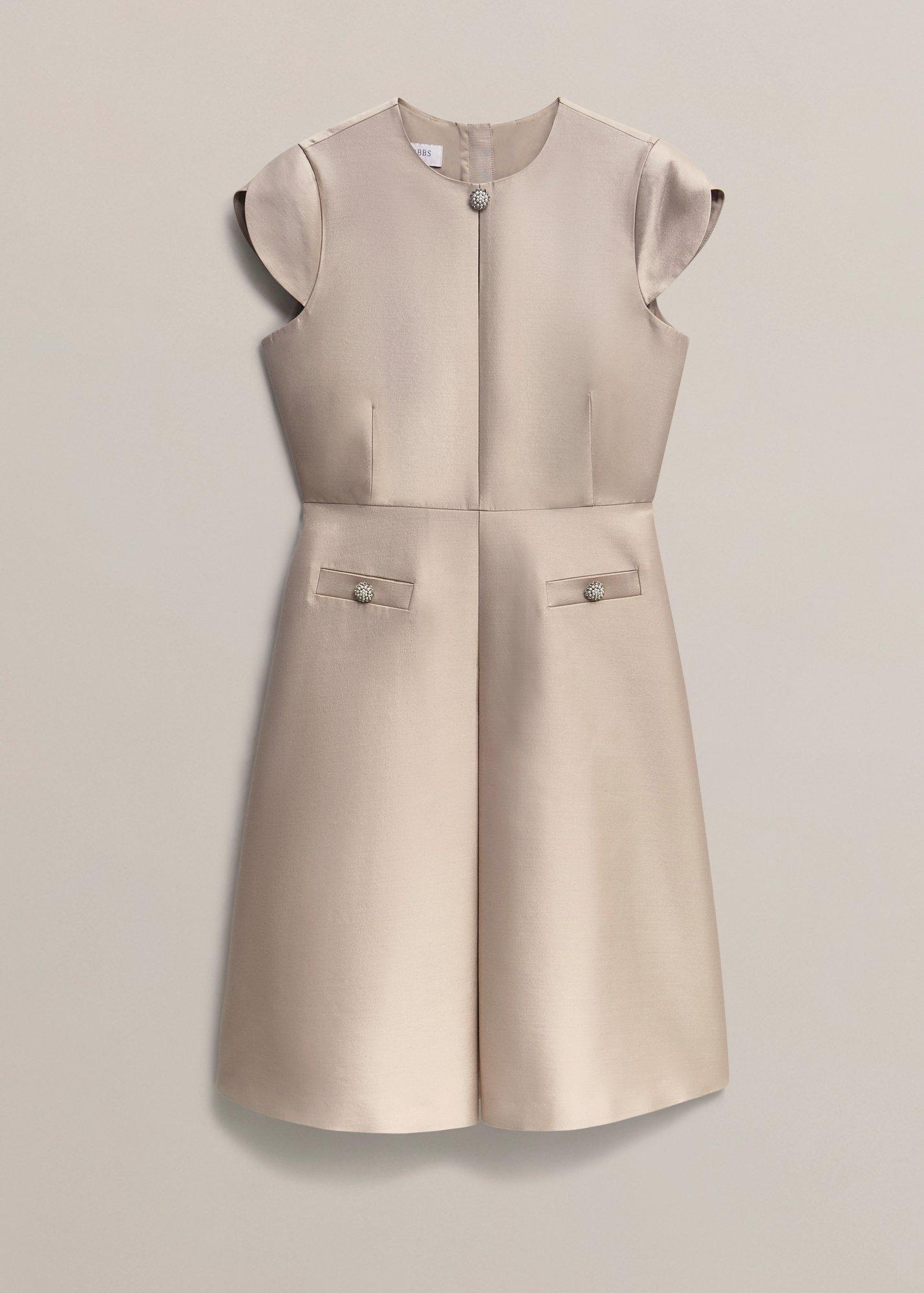 Avery Wool Silk Dress