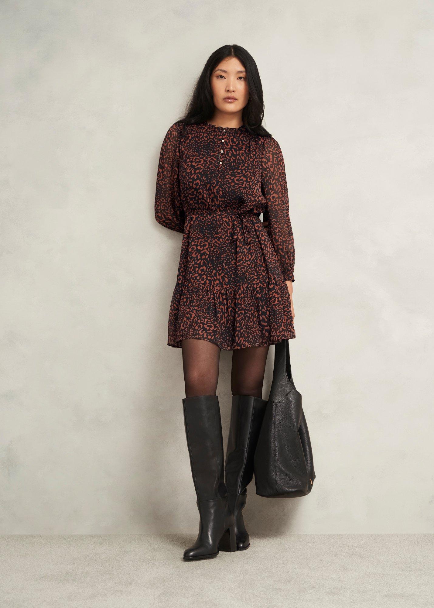 Monikah Dress, Black Copper, hi-res