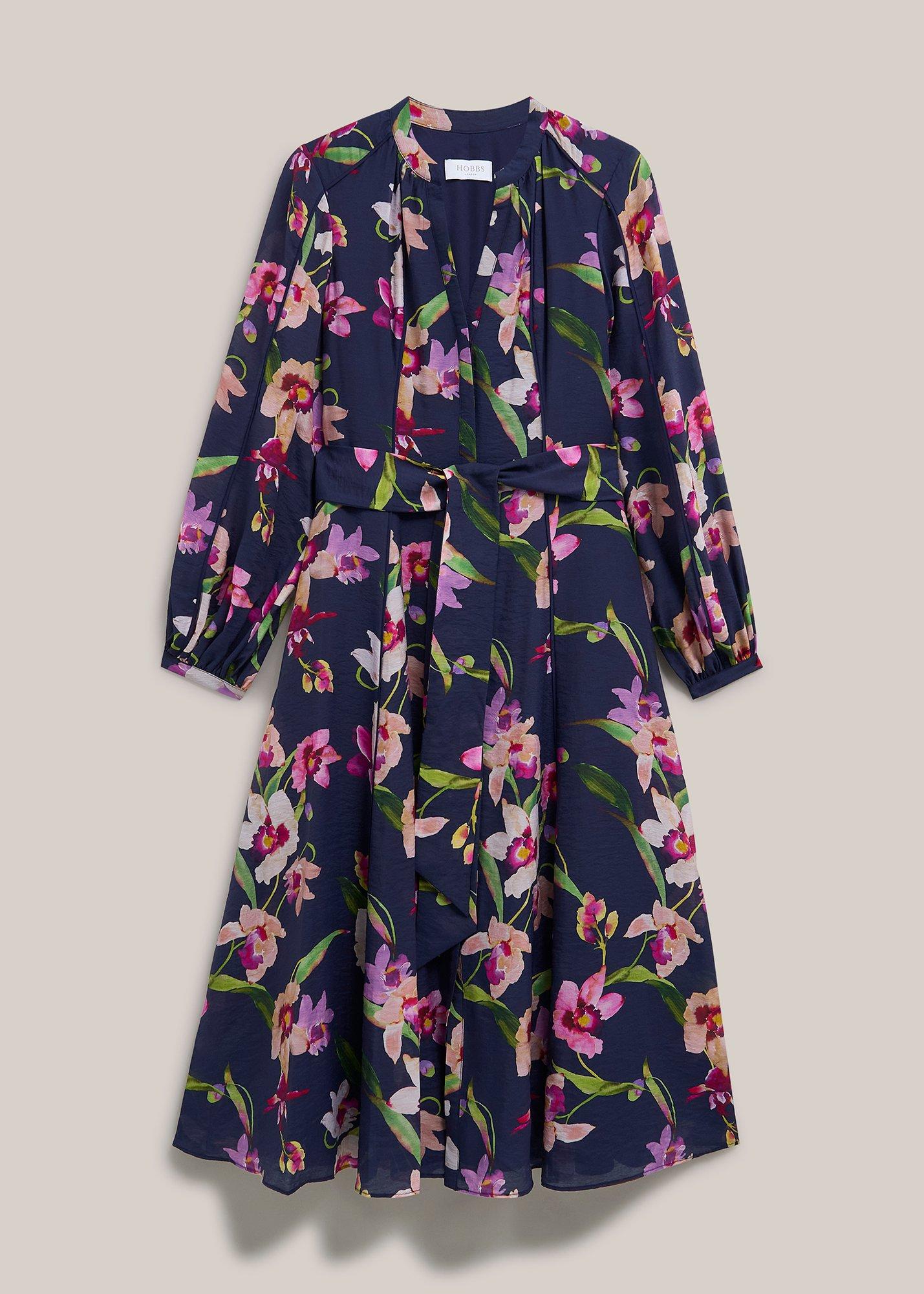 Petite Pippa Floral Waist Tie Dress